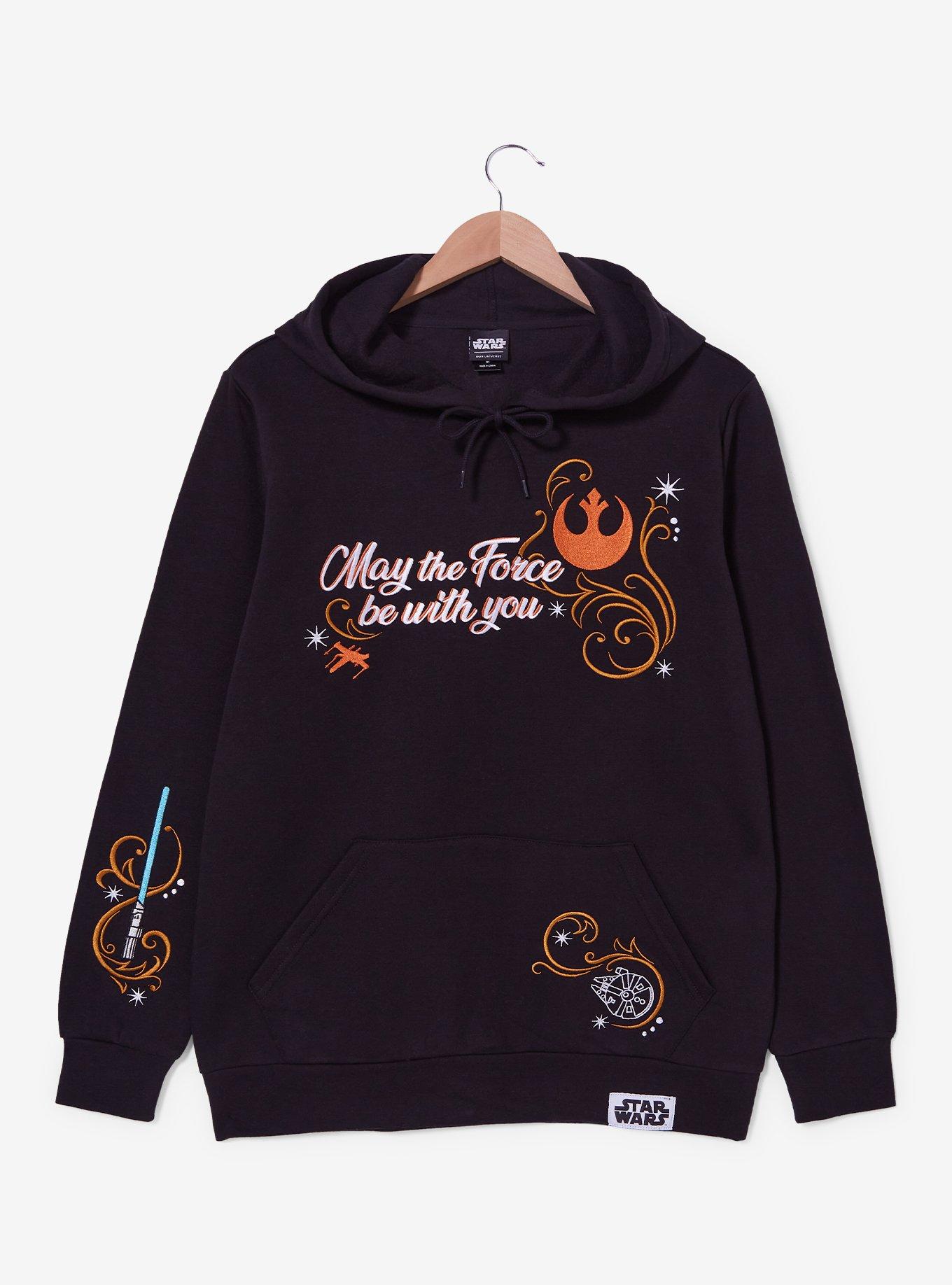 Star Wars Rebel Symbols Hoodie - BoxLunch Exclusive, , hi-res