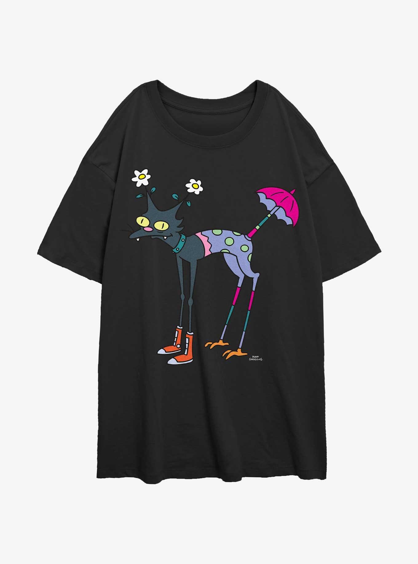The Simpsons Mutant Snowball II Girls Oversized T-Shirt, , hi-res
