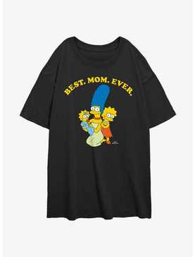 The Simpsons Marge Best. Mom. Ever. Girls Oversized T-Shirt, , hi-res