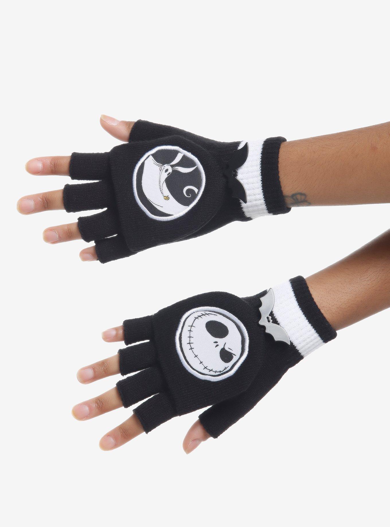 The Nightmare Before Christmas Jack & Zero Convertible Gloves