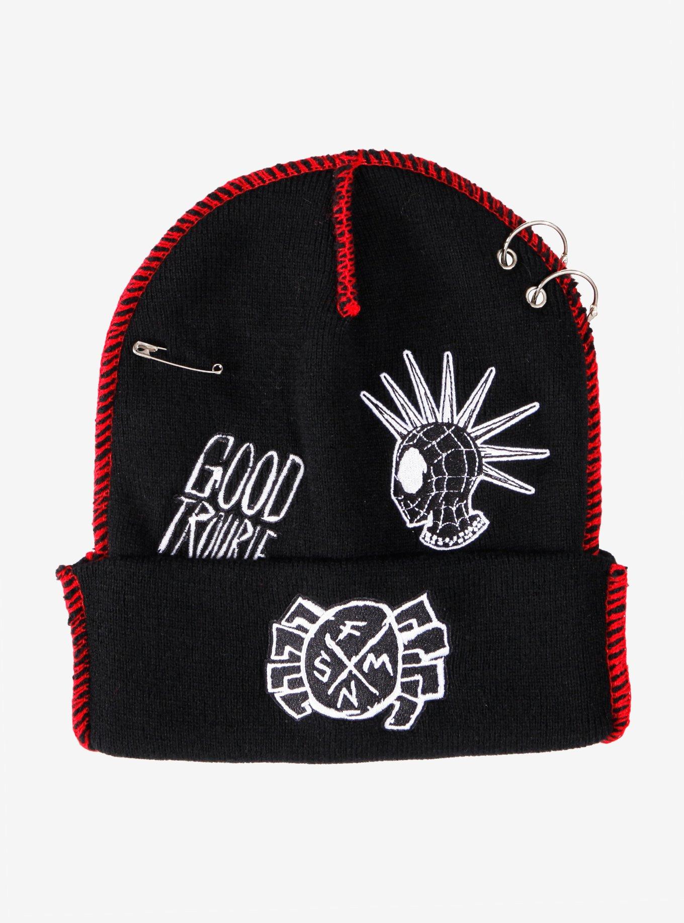 Marvel Spider-Man: Across The Spider-Verse Spider-Punk Pierced Beanie, , hi-res