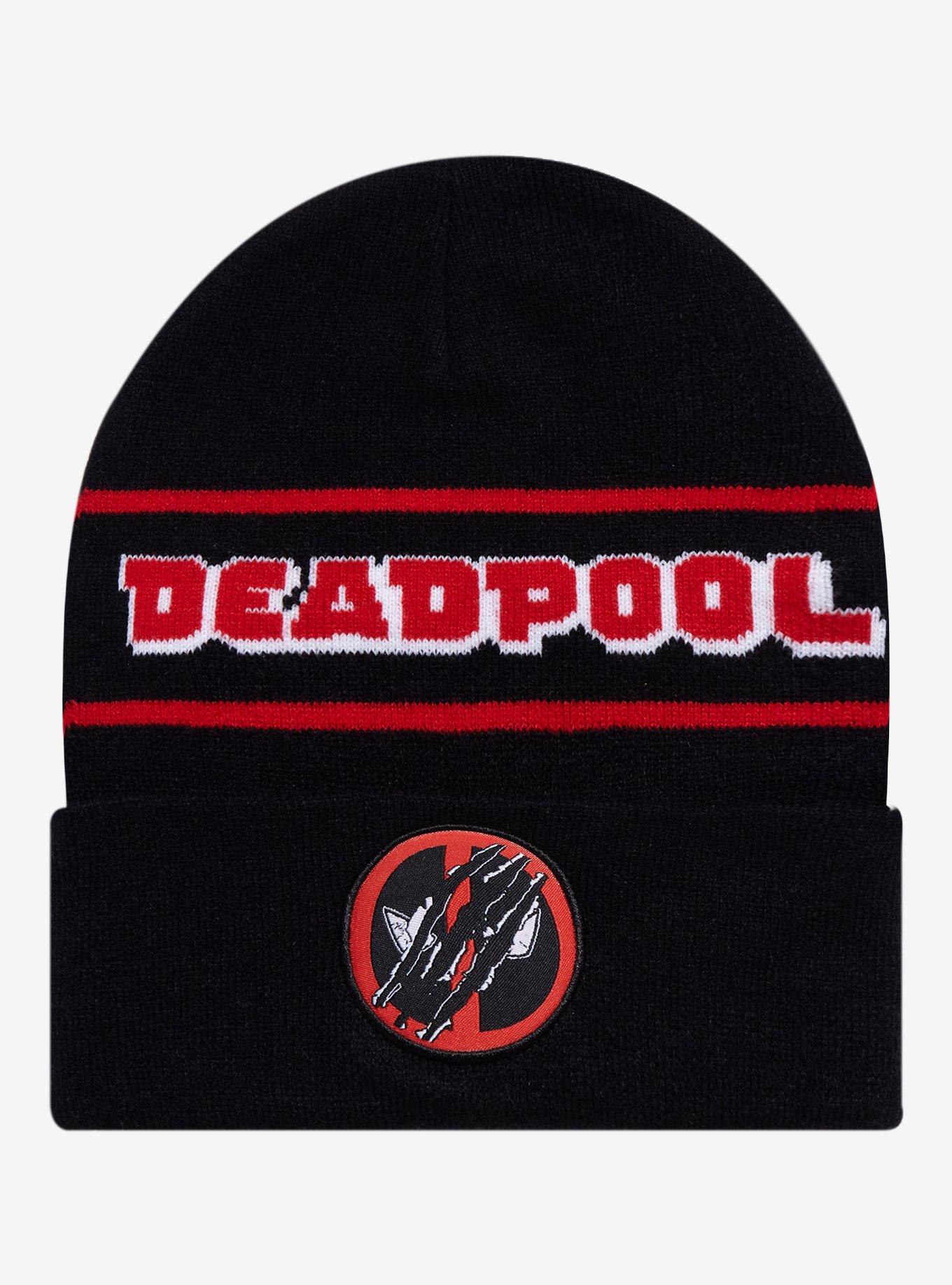 Marvel Deadpool Slash Logo Beanie, , hi-res