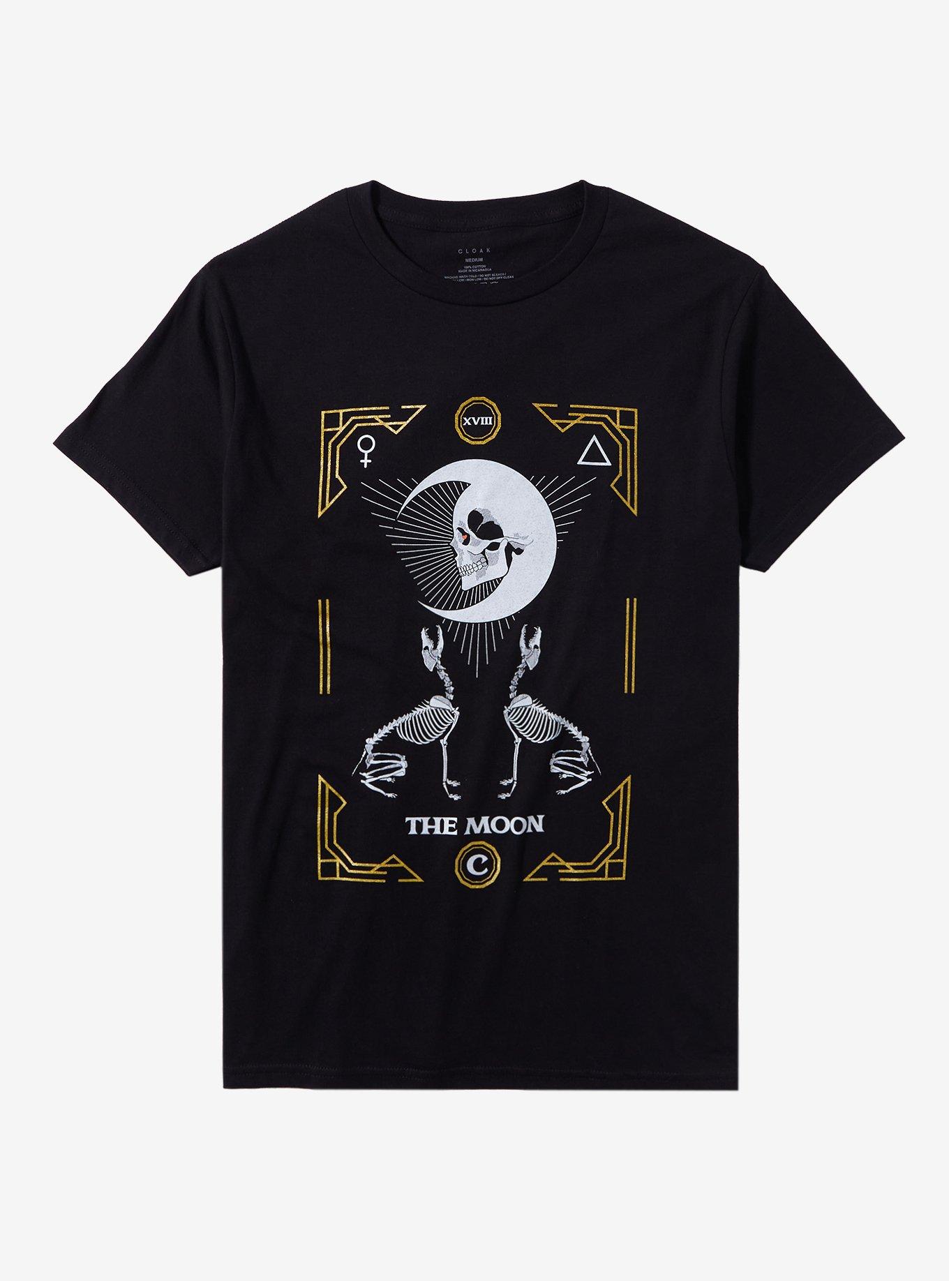 Cloak Tarot Moon Glitter T-Shirt, , hi-res