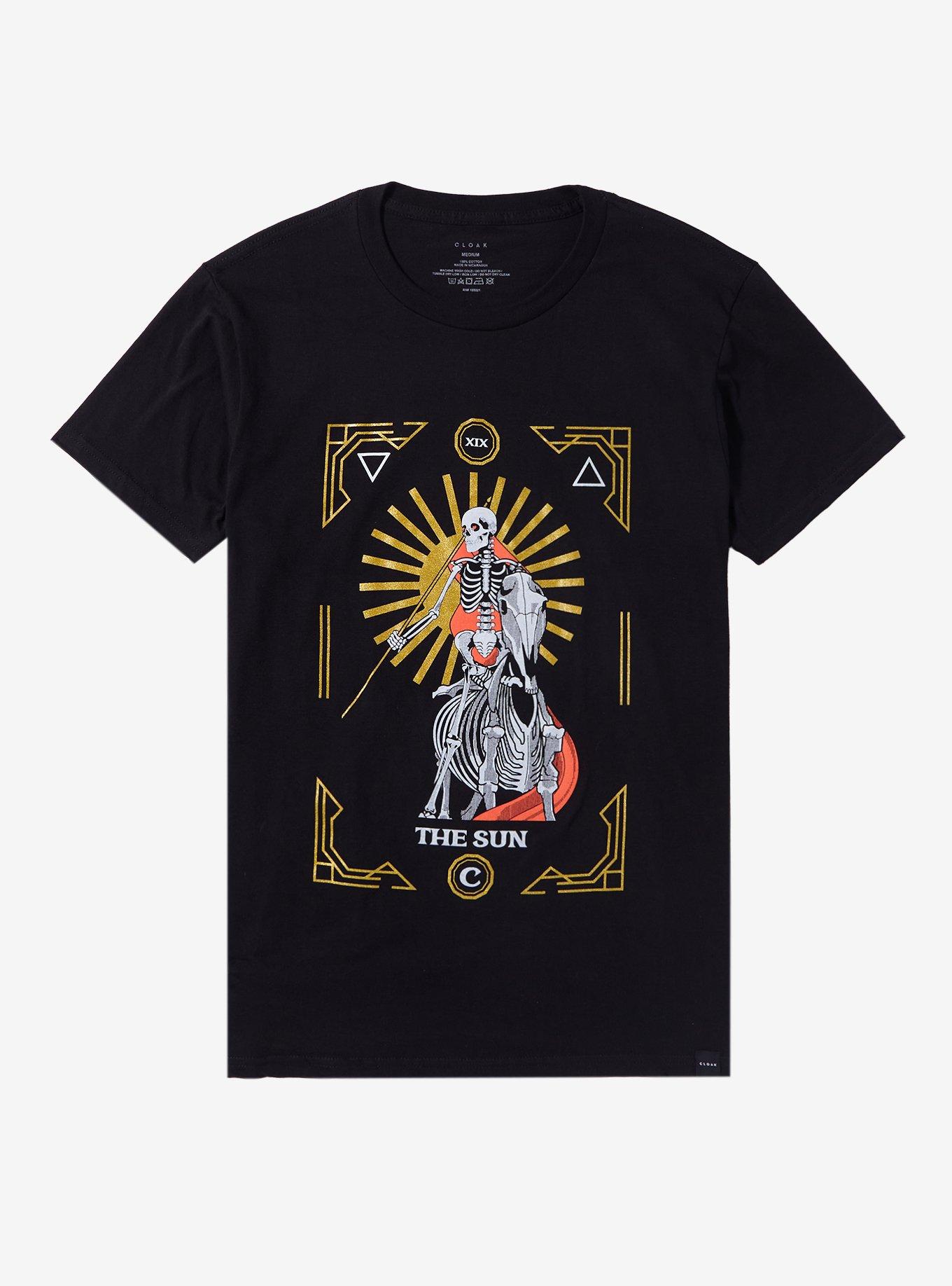 Cloak Tarot Sun Glitter T-Shirt, , hi-res