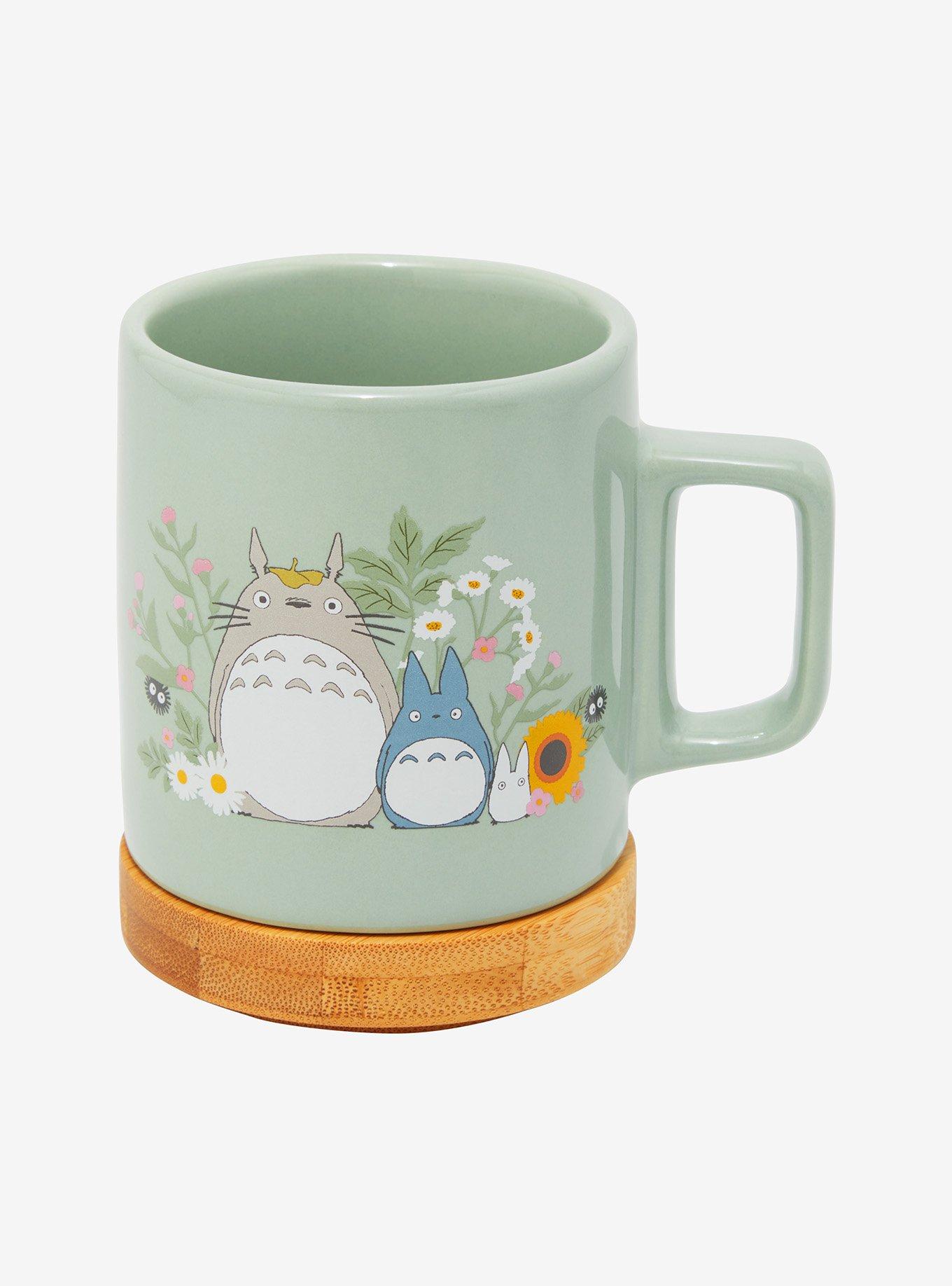 Studio Ghibli My Neighbor Totoro Sunflower Mug with Bamboo Coaster — BoxLunch Exclusive