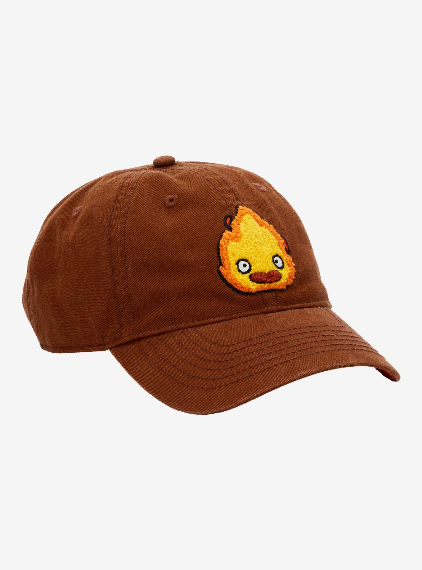 Studio Ghibli Howl's Moving Castle Calcifer Chenille Ball Cap — BoxLunch Exclusive, , hi-res