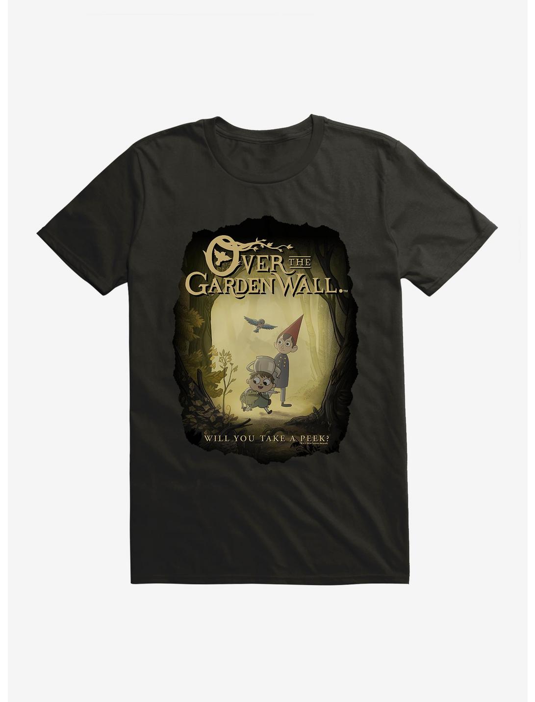 Over The Garden Wall Will You Take A Peek T-Shirt, BLACK, hi-res