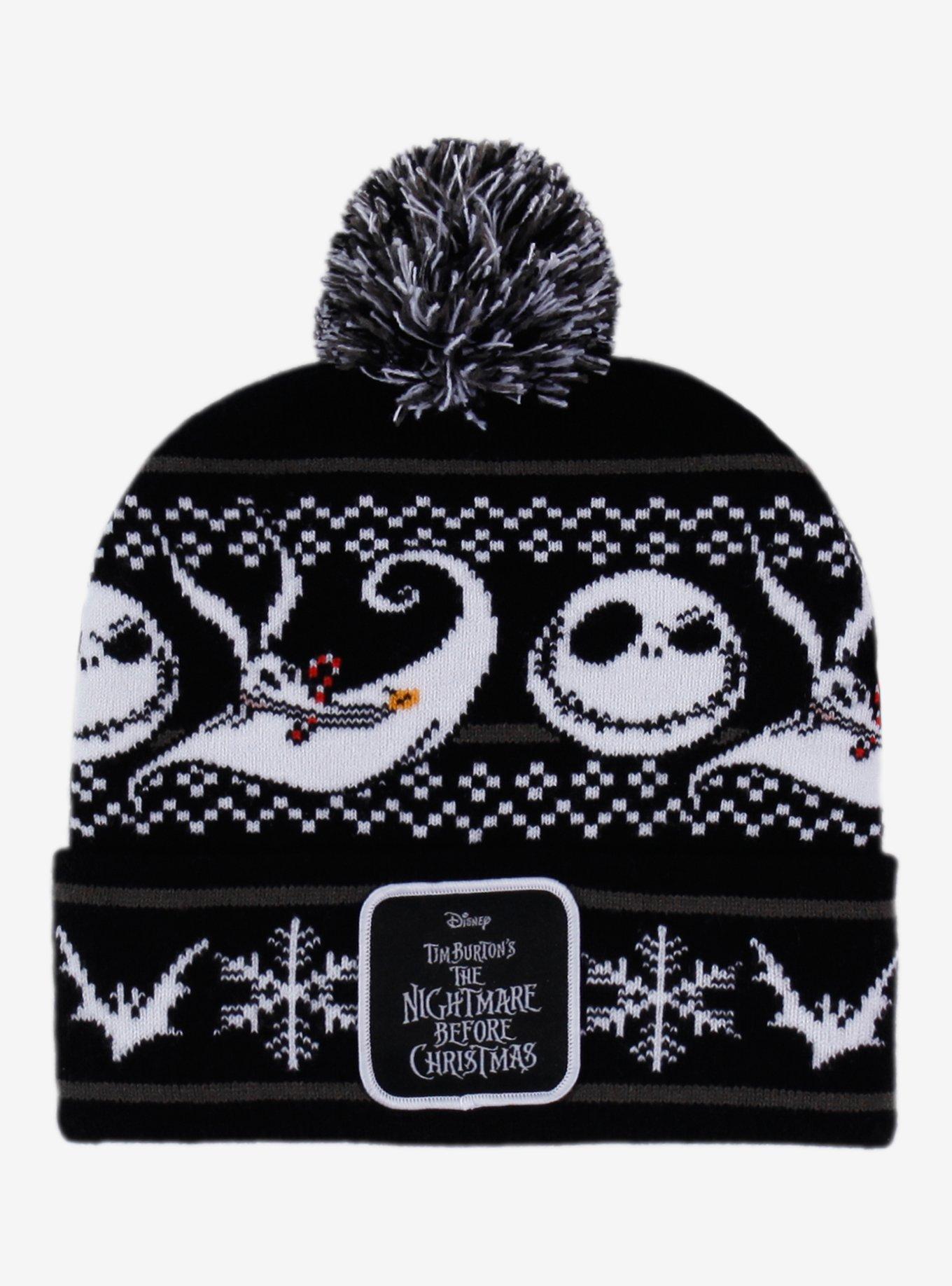 The Nightmare Before Christmas Jack Zero Pom Beanie, , hi-res