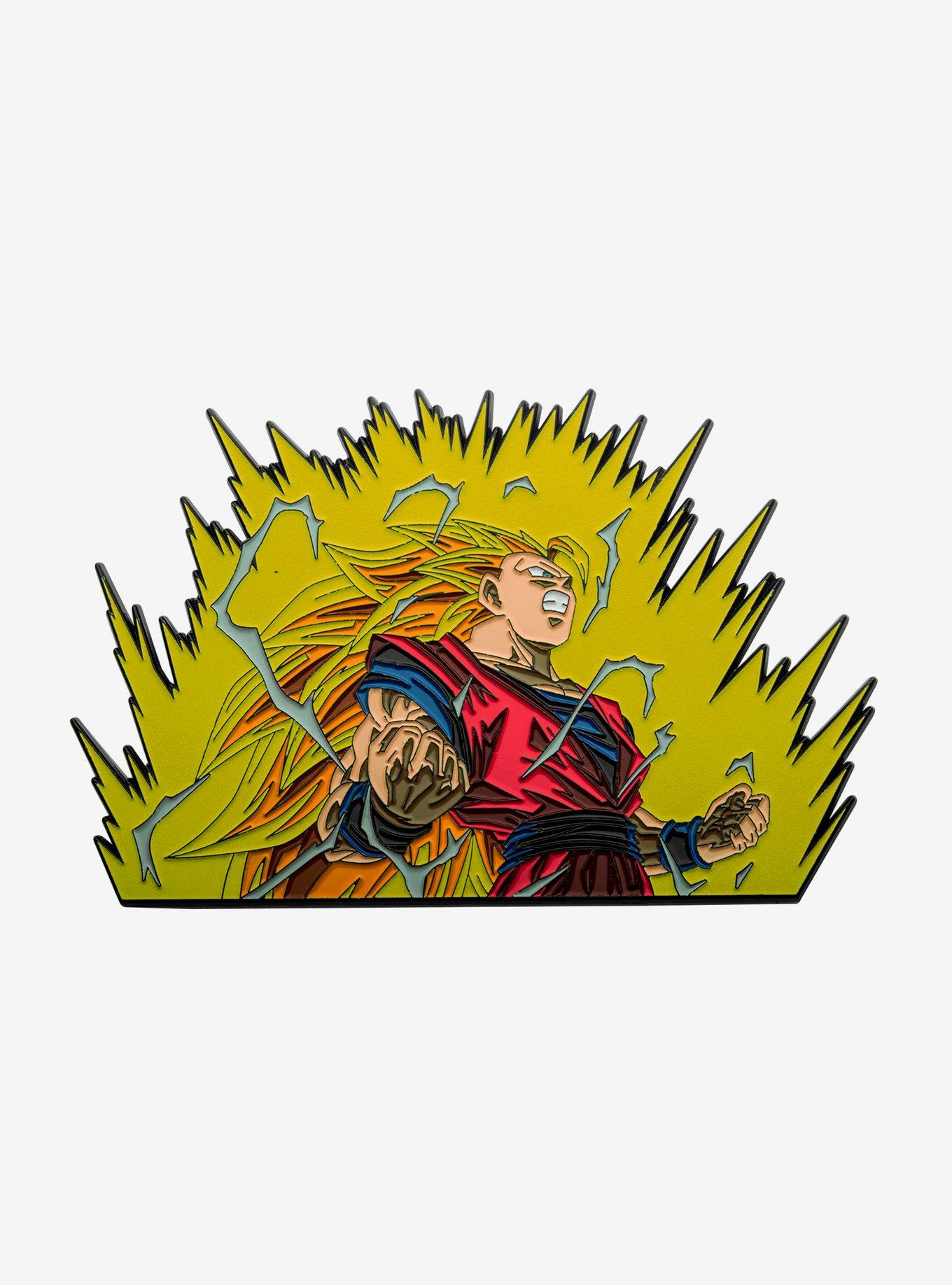 Dragon Ball Z Goku Magnetic Glow In The Dark Pin, , hi-res