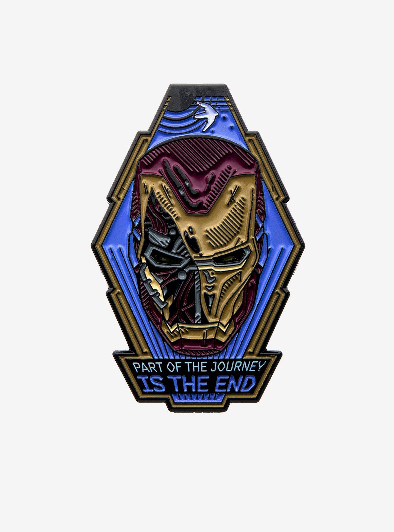 Marvel Avengers Endgame Iron Man Helmet Lightning Pin, , hi-res