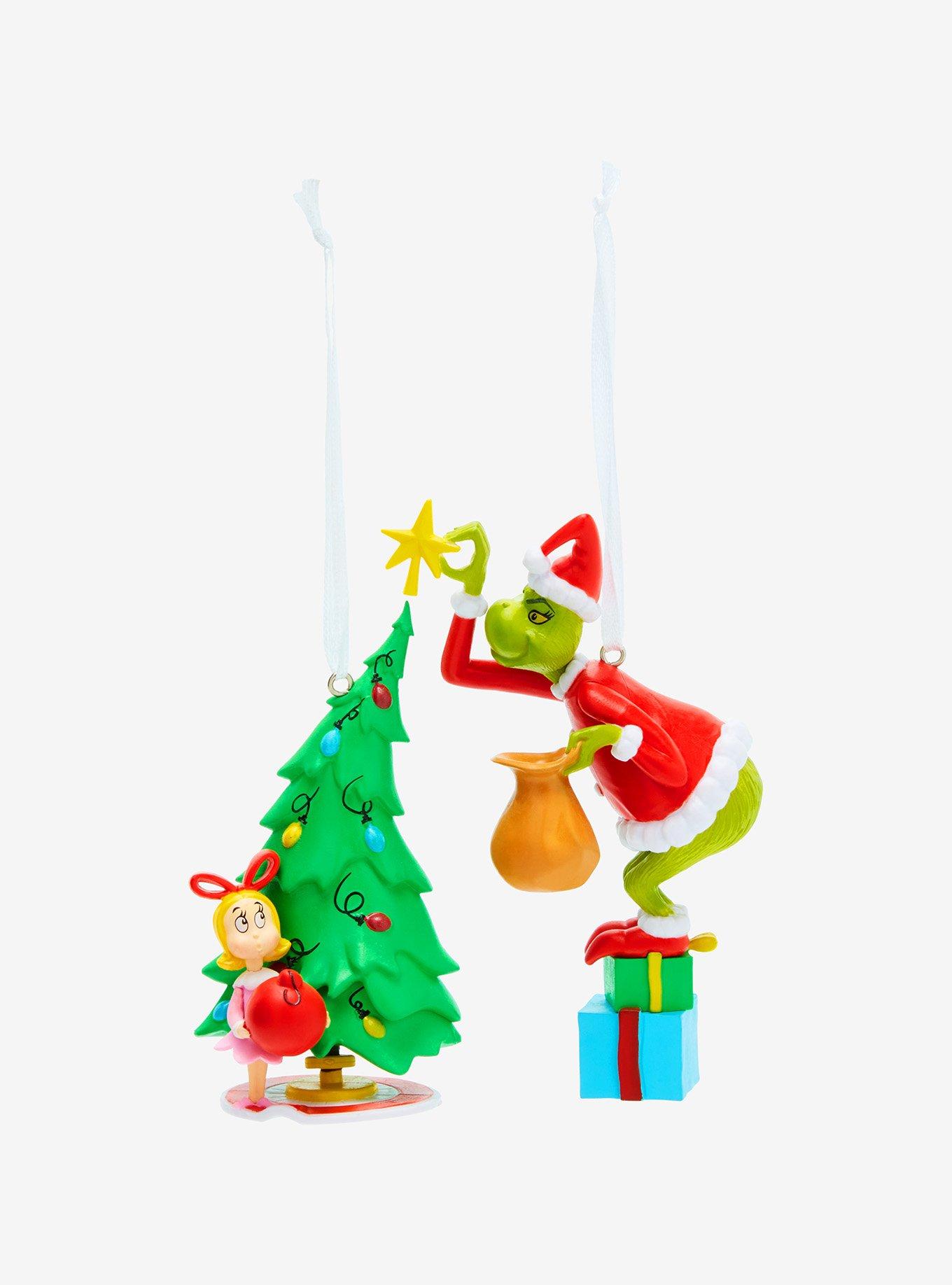 Hallmark How The Grinch Stole Christmas! Cindy-Lou & Grinch Ornament Set, , hi-res