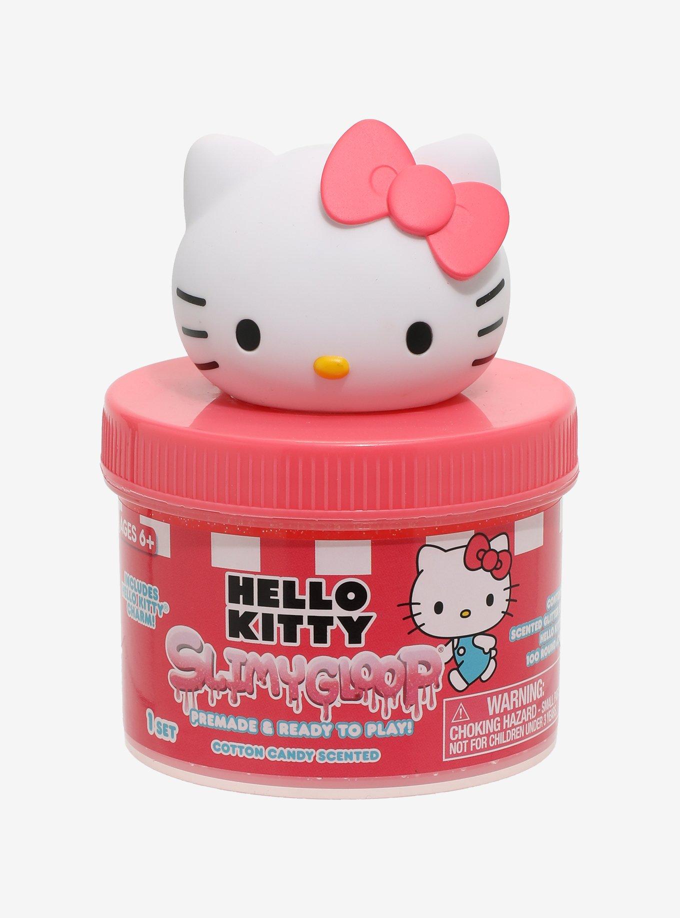 Hello Kitty Cotton Candy Slimy Gloop Slime, , hi-res