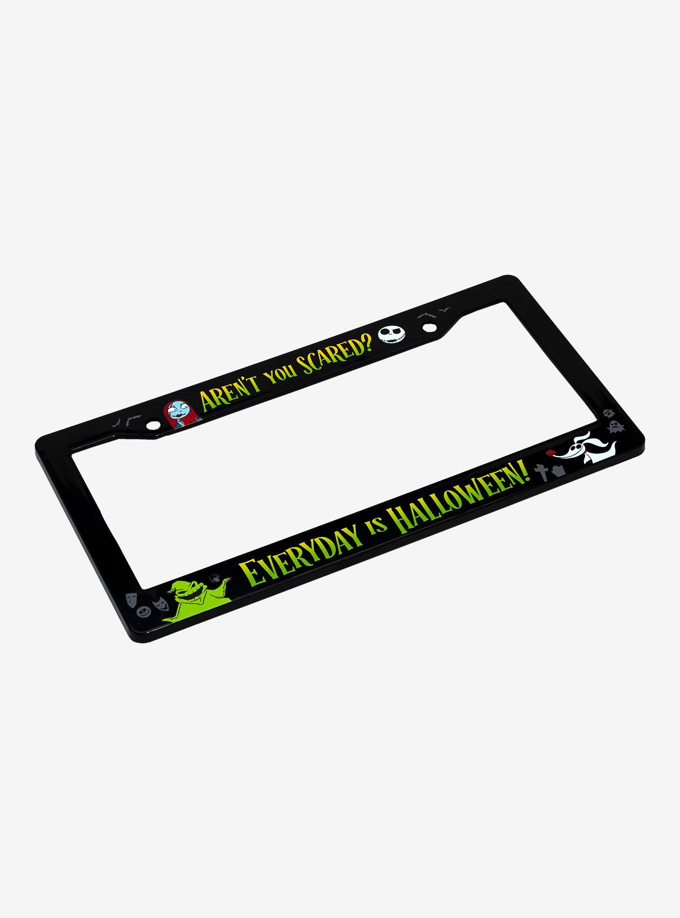 Disney The Nightmare Before Christmas Everyday is Halloween License Plate Frame, , hi-res