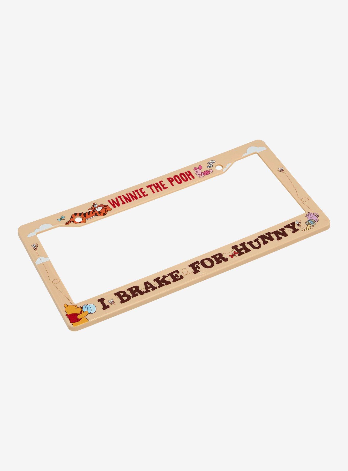 Disney Winnie the Pooh I Brake for Hunny License Plate Frame, , hi-res