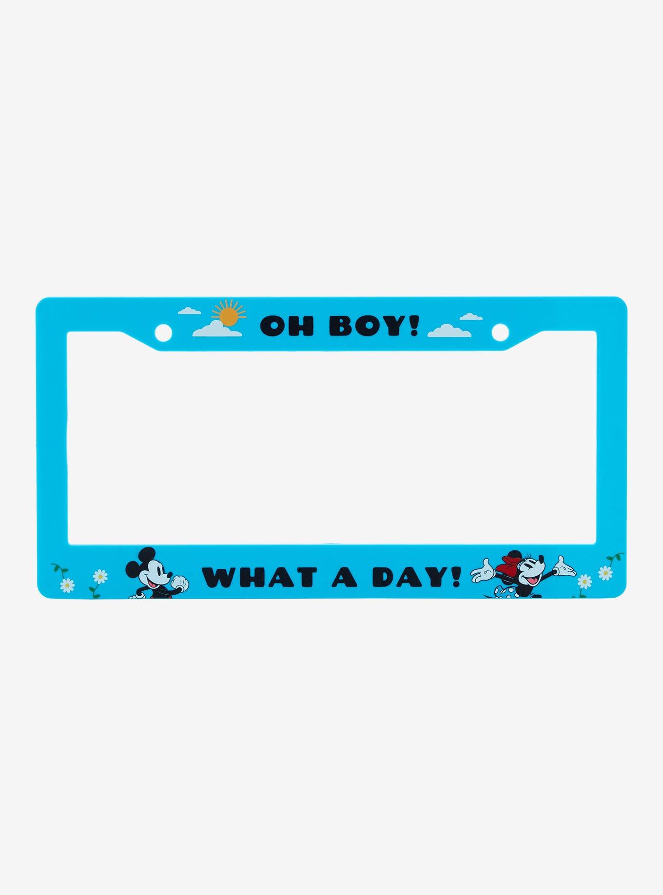 Disney Mickey & Minnie What a Day License Plate Frame, , hi-res