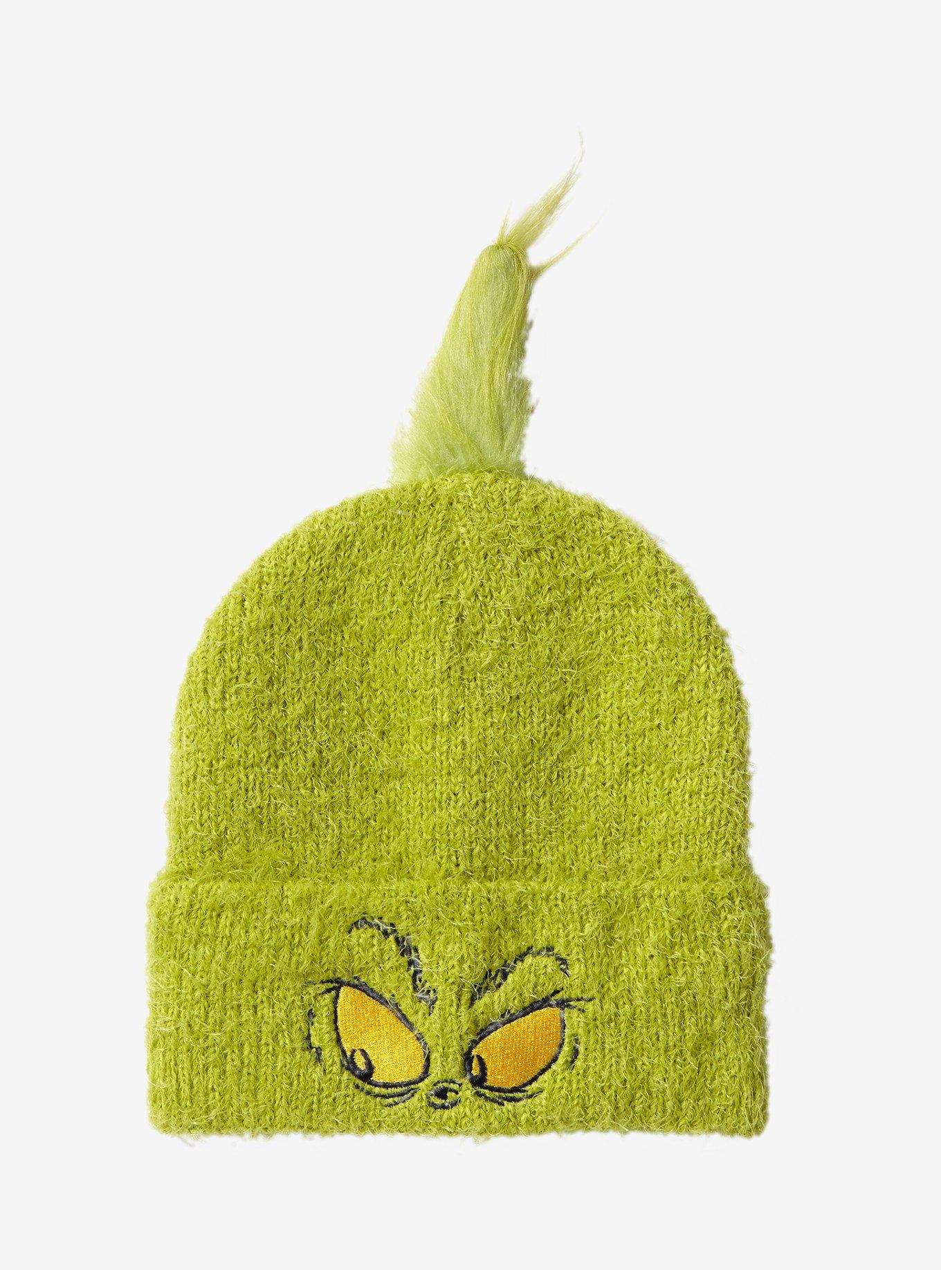 Dr. Seuss How The Grinch Stole Christmas Fuzzy Beanie, , hi-res