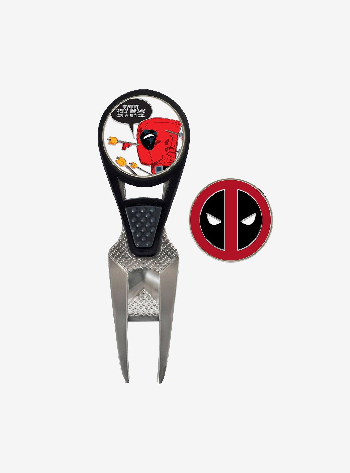 Marvel Deadpool Ball Divot Repair Tool & Ball Markers Set, , hi-res