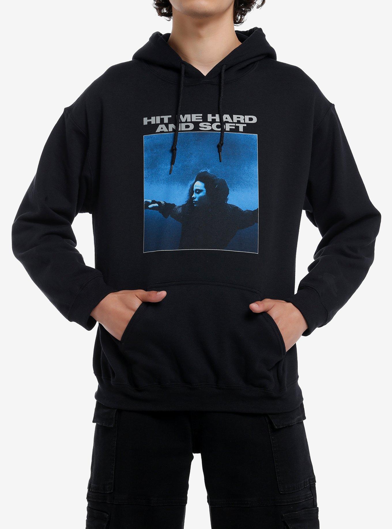 Billie Eilish Hit Me Hard And Soft Blue Floating Portrait Hoodie Hot Topic Exclusive Hot Topic