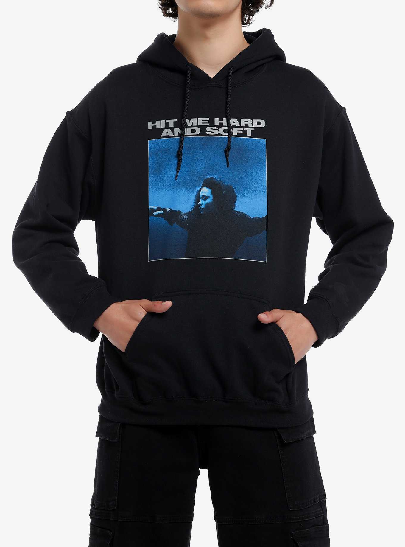 Billie Eilish Hit Me Hard And Soft Blue Floating Portrait Hoodie Hot Topic Exclusive, , hi-res