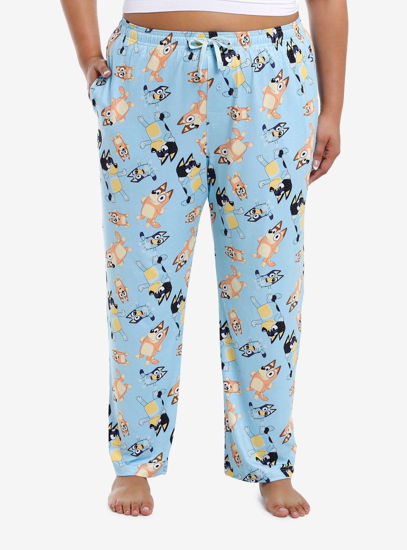 Bluey Family Pajama Pants Plus Size, MULTI, hi-res