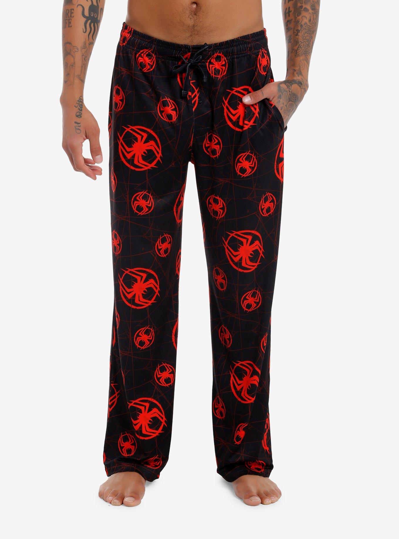 Marvel Spider-Man: Across The Spider-Verse Miles Morales Spider Pajama Pants, , hi-res