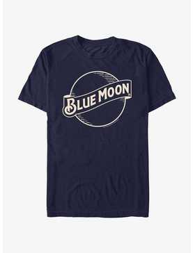 Blue Moon Outline Classic Logo T-Shirt, , hi-res