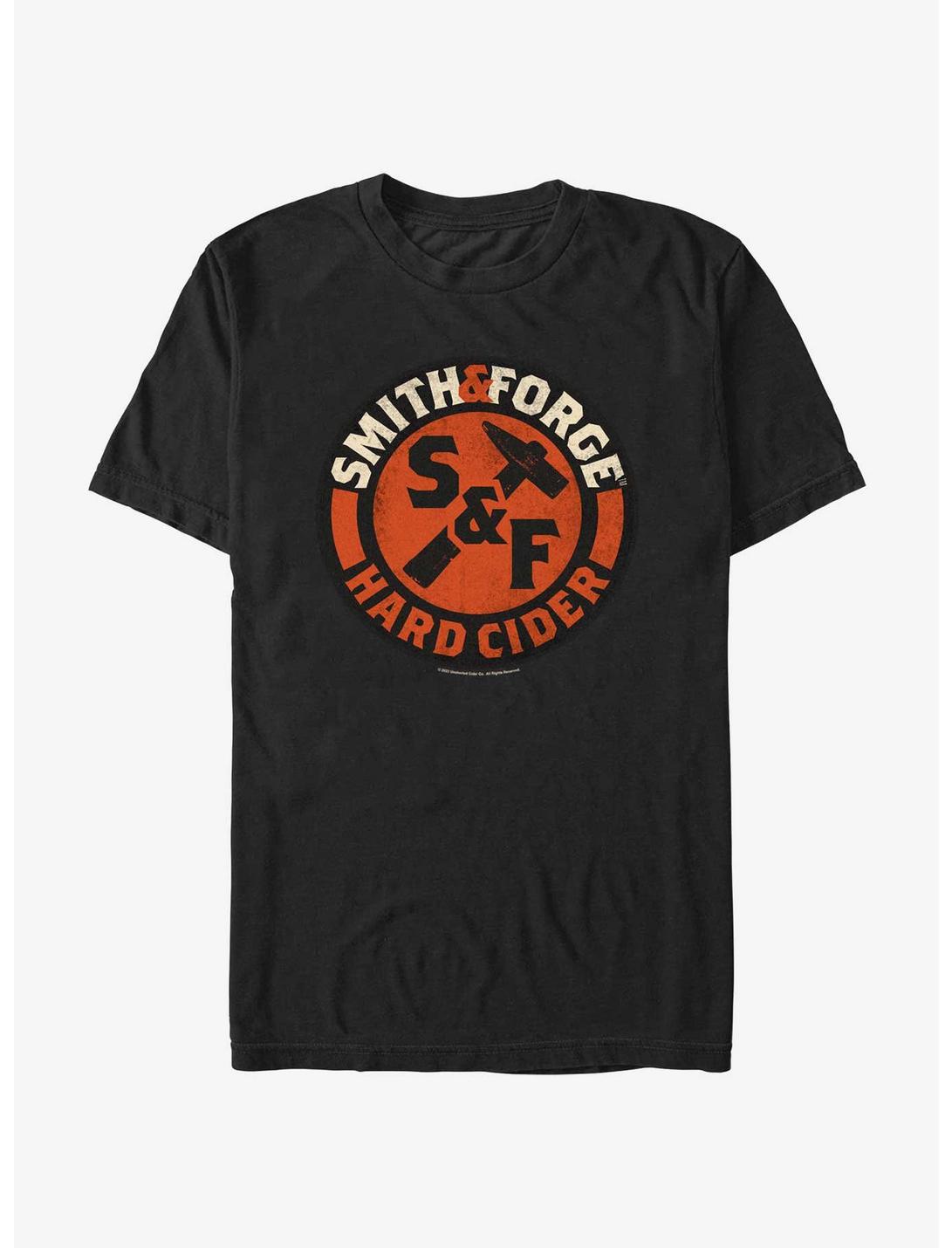 Smith And Forge Hard Cider Circular Logo T-Shirt, BLACK, hi-res