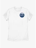 Coors Mountain Icon Chest Logo Womens T-Shirt, WHITE, hi-res
