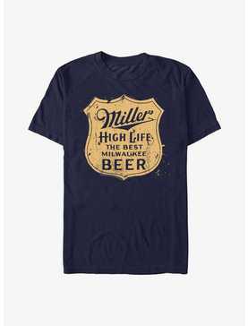 Miller Vintage Shield High Life Logo T-Shirt, , hi-res