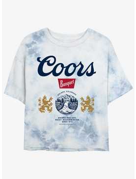 Coors Banquet Golden Colorado Logo Tie Dye Crop Girls T-Shirt, , hi-res