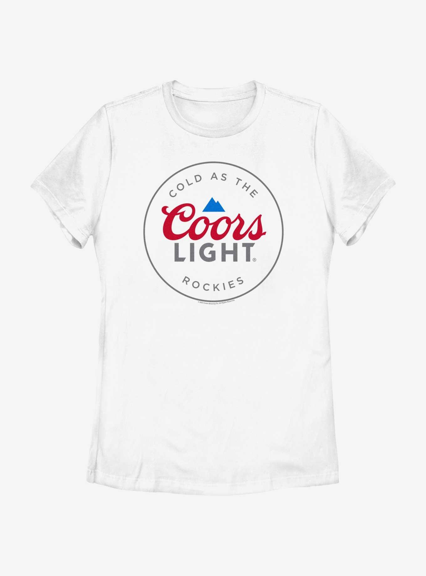 Coors Light Cold As The Rockies Womens T Shirt White Boxlunch