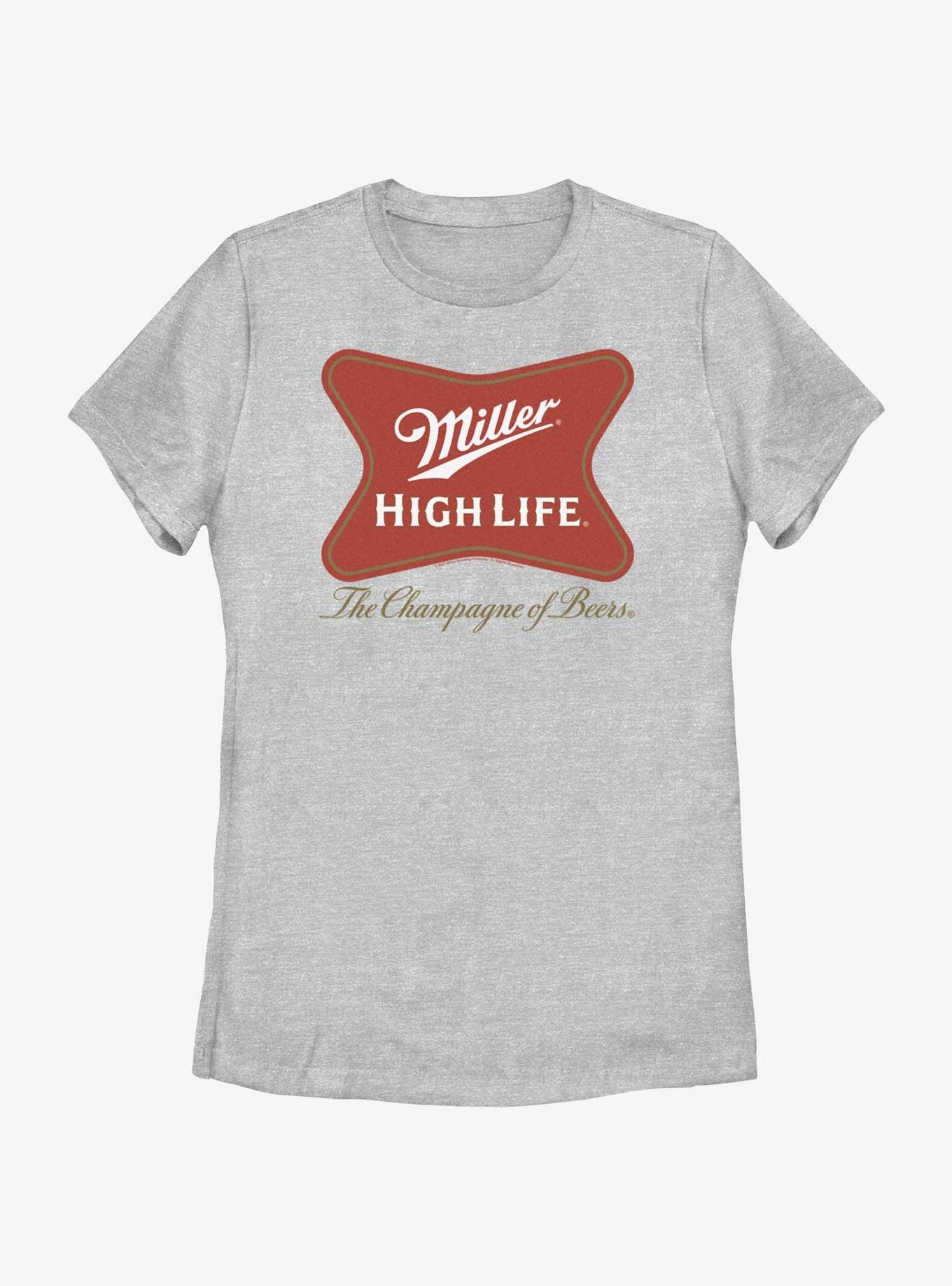 Miller High Life The Champagne of Beers Womens T-Shirt, ATH HTR, hi-res