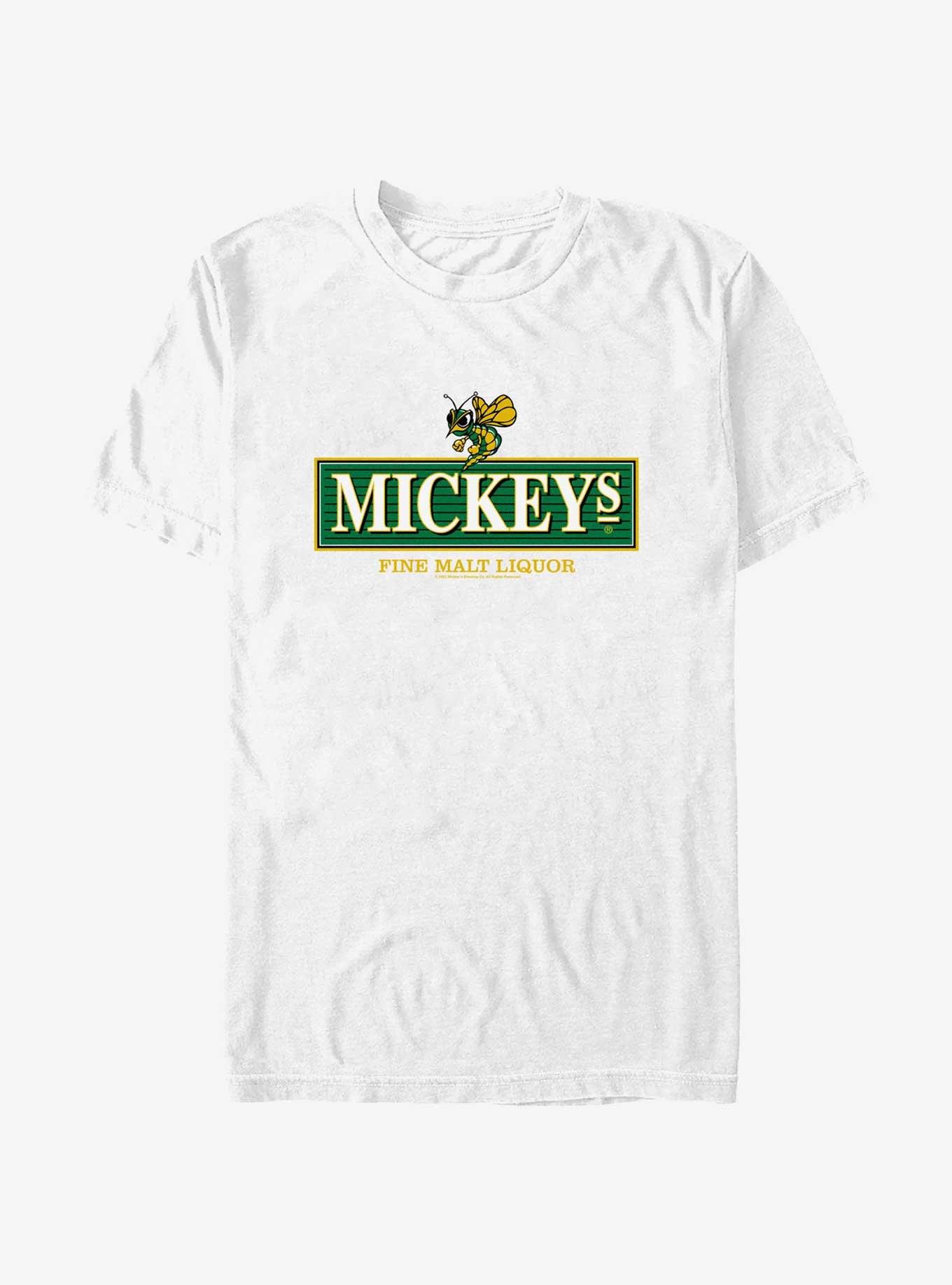 Mickeys Fine Malt Liquor T-Shirt, WHITE, hi-res