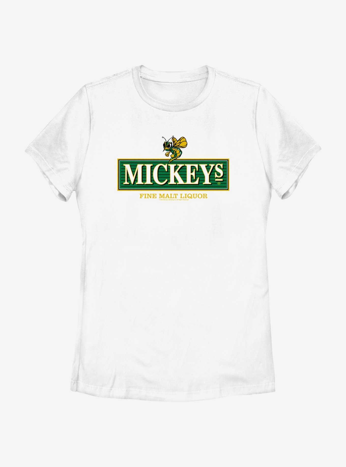 Mickeys Fine Malt Liquor Womens T-Shirt, WHITE, hi-res