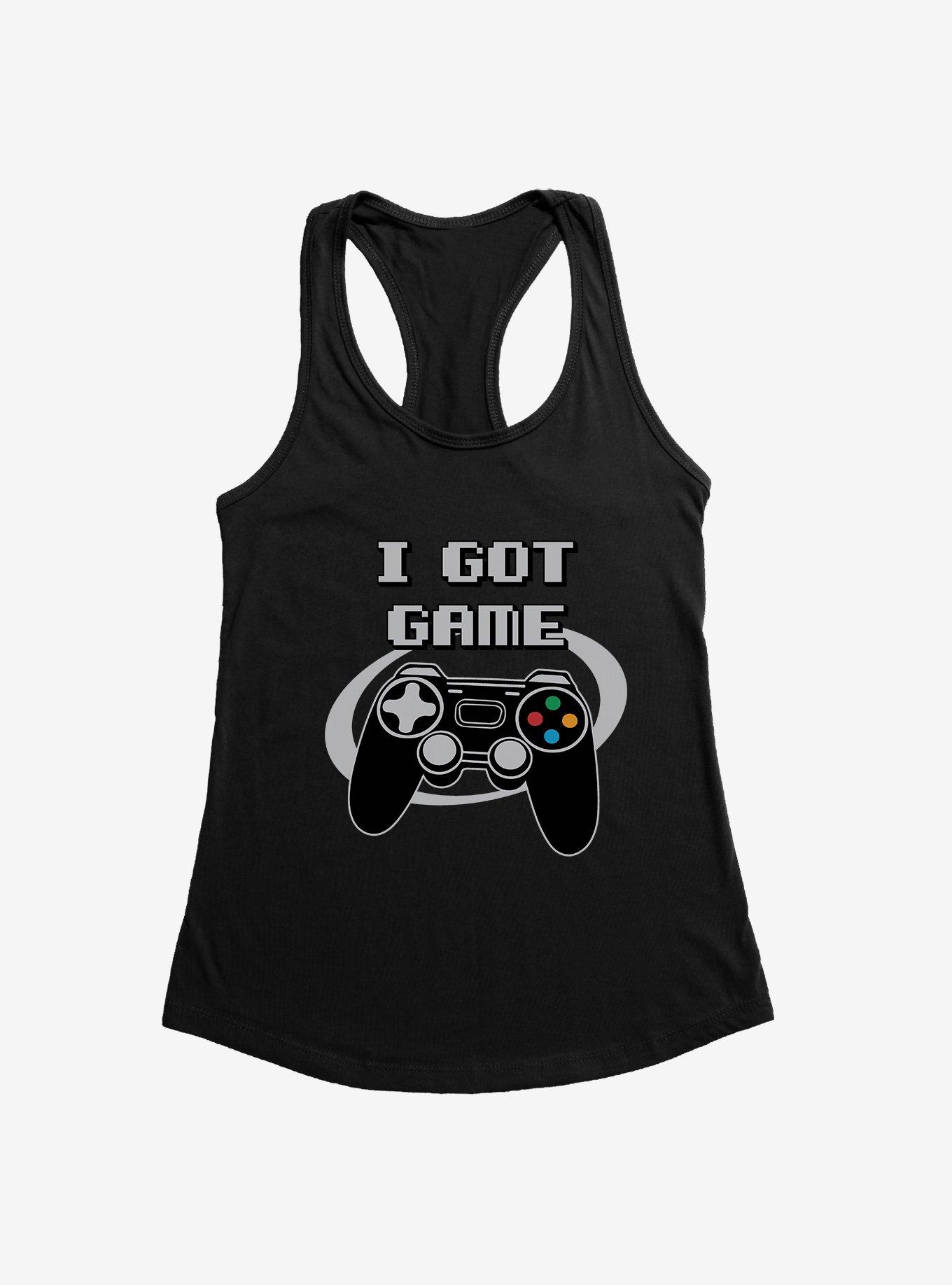 I Got Game Womens Tank Top, BLACK, hi-res