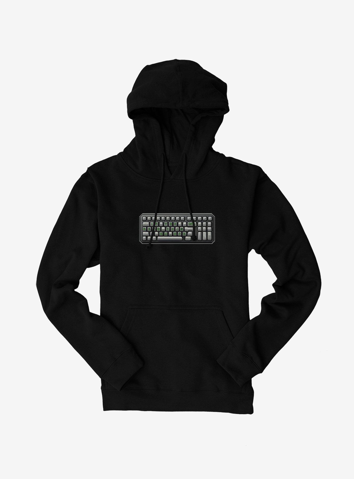 AFK Keyboard Hoodie, BLACK, hi-res