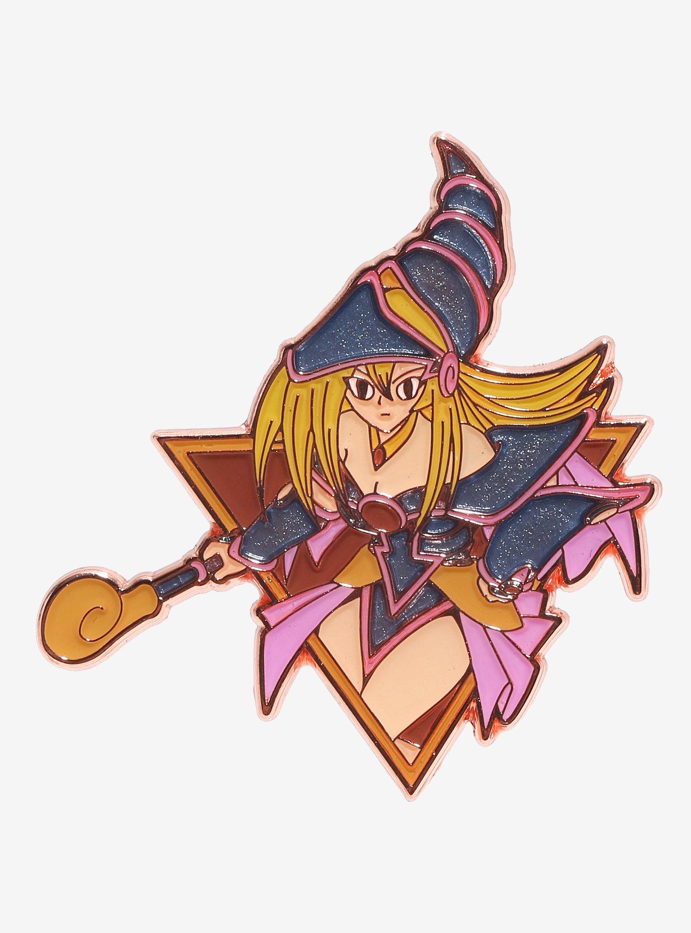 Yu-Gi-Oh! Dark Magician Girl Glitter Enamel Pin — BoxLunch Exclusive, , hi-res