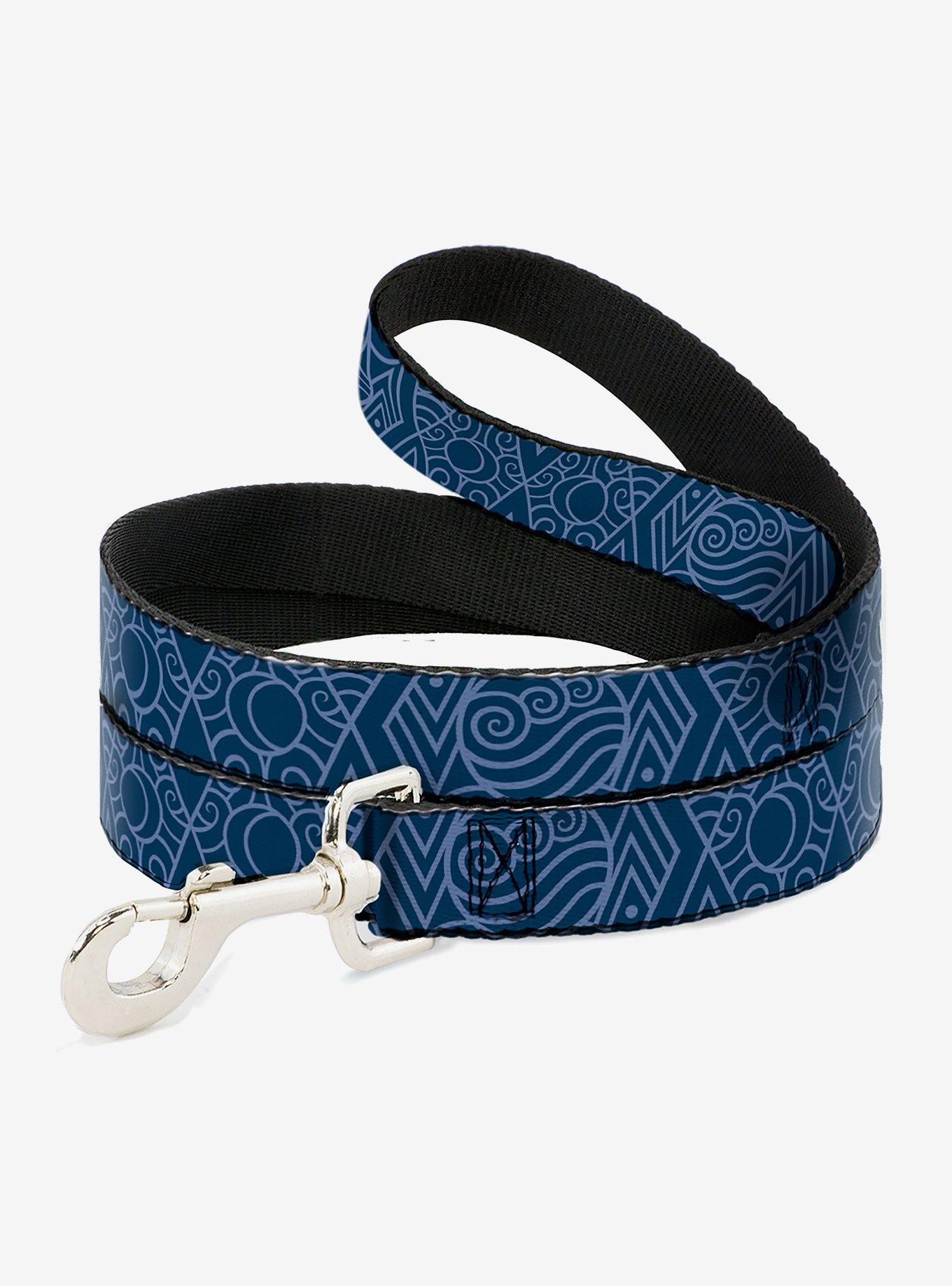 Avatar: The Last Airbender Water Element Symbol Dog Leash, BLUE, hi-res