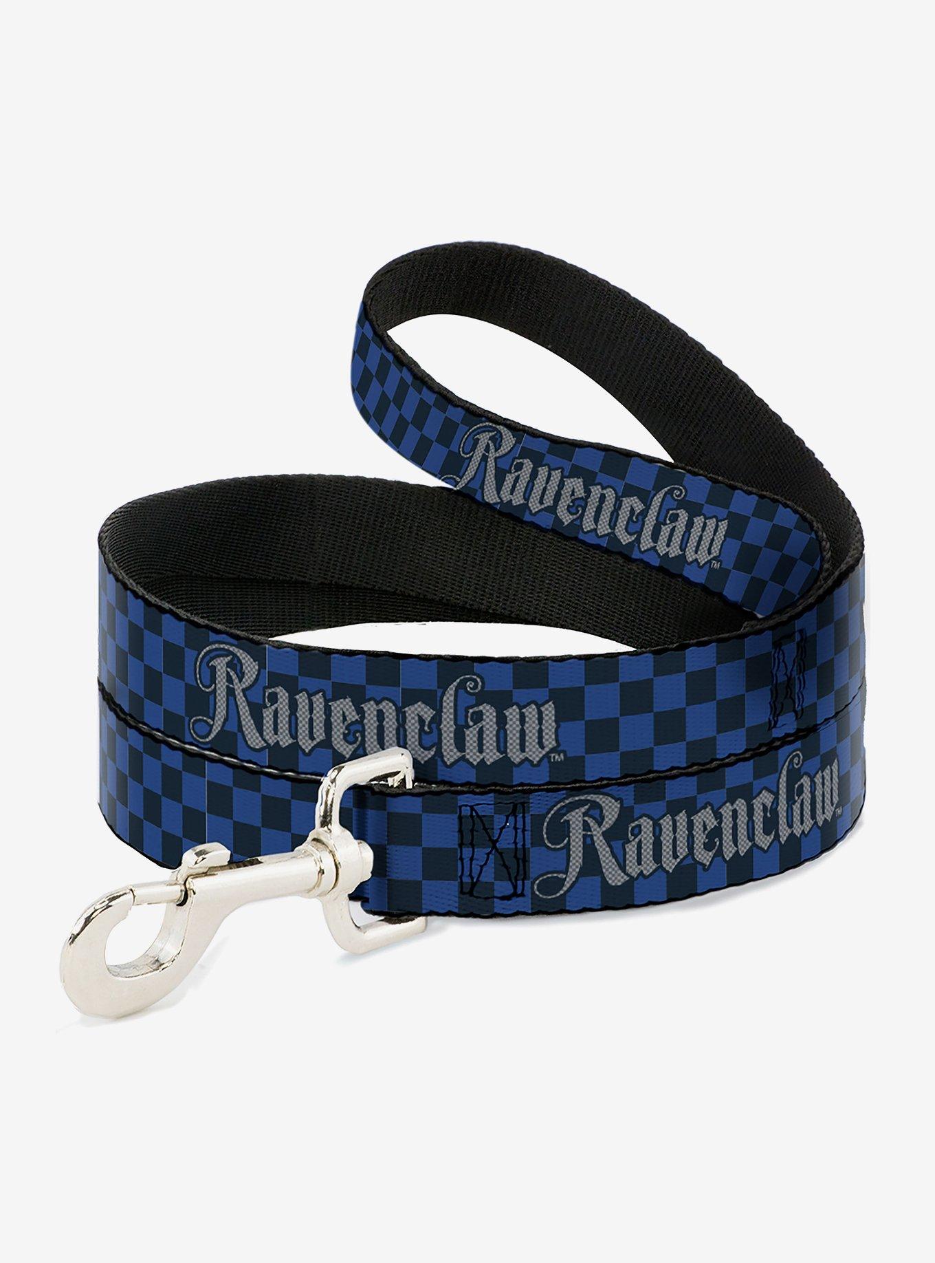 Harry Potter Ravenclaw Checker Dog Leash, BLUE, hi-res