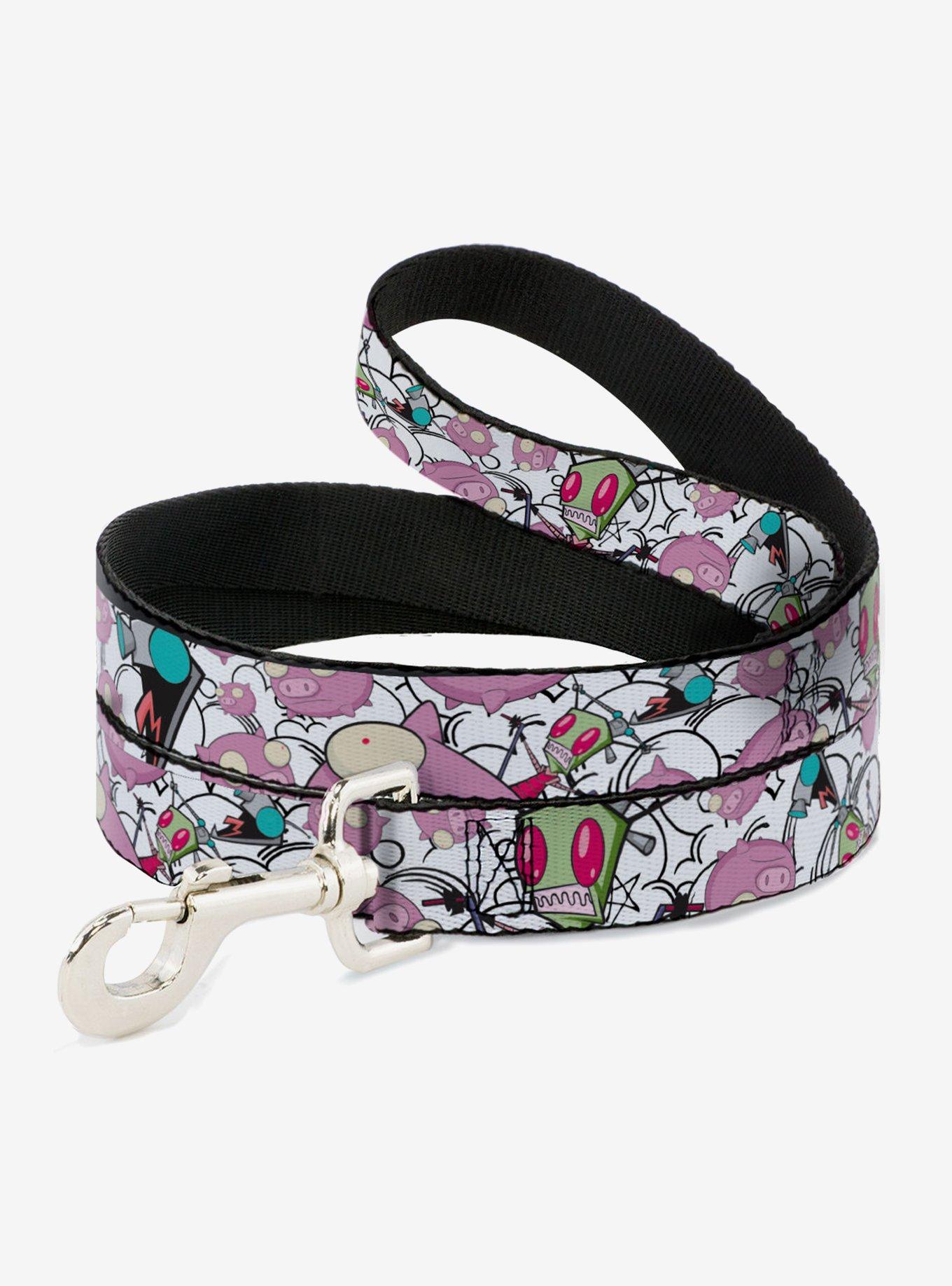 Invader Zim GIR and Piggy Doddles Dog Leash, PINK, hi-res