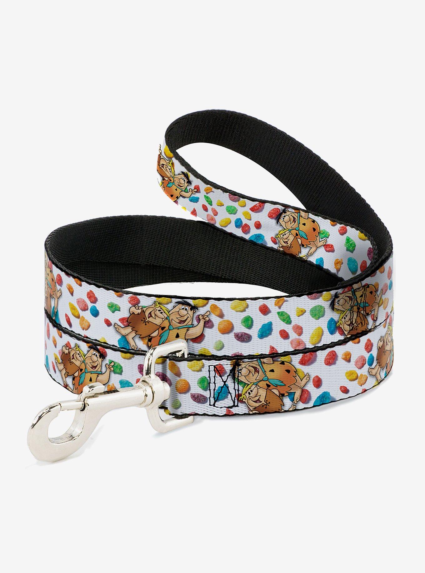 The Flintstones Fruity Pebbles Fred Barney Cereal Pebbles Dog Leash, , hi-res