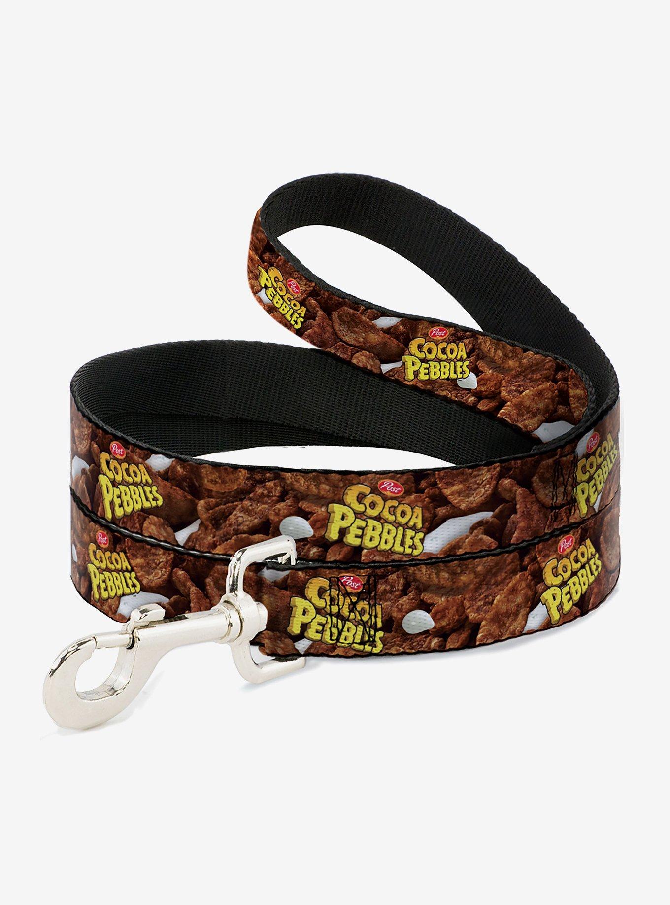 The Flintstones Cocoa Pebbles Logo Vivid Cereal Dog Leash, BROWN, hi-res