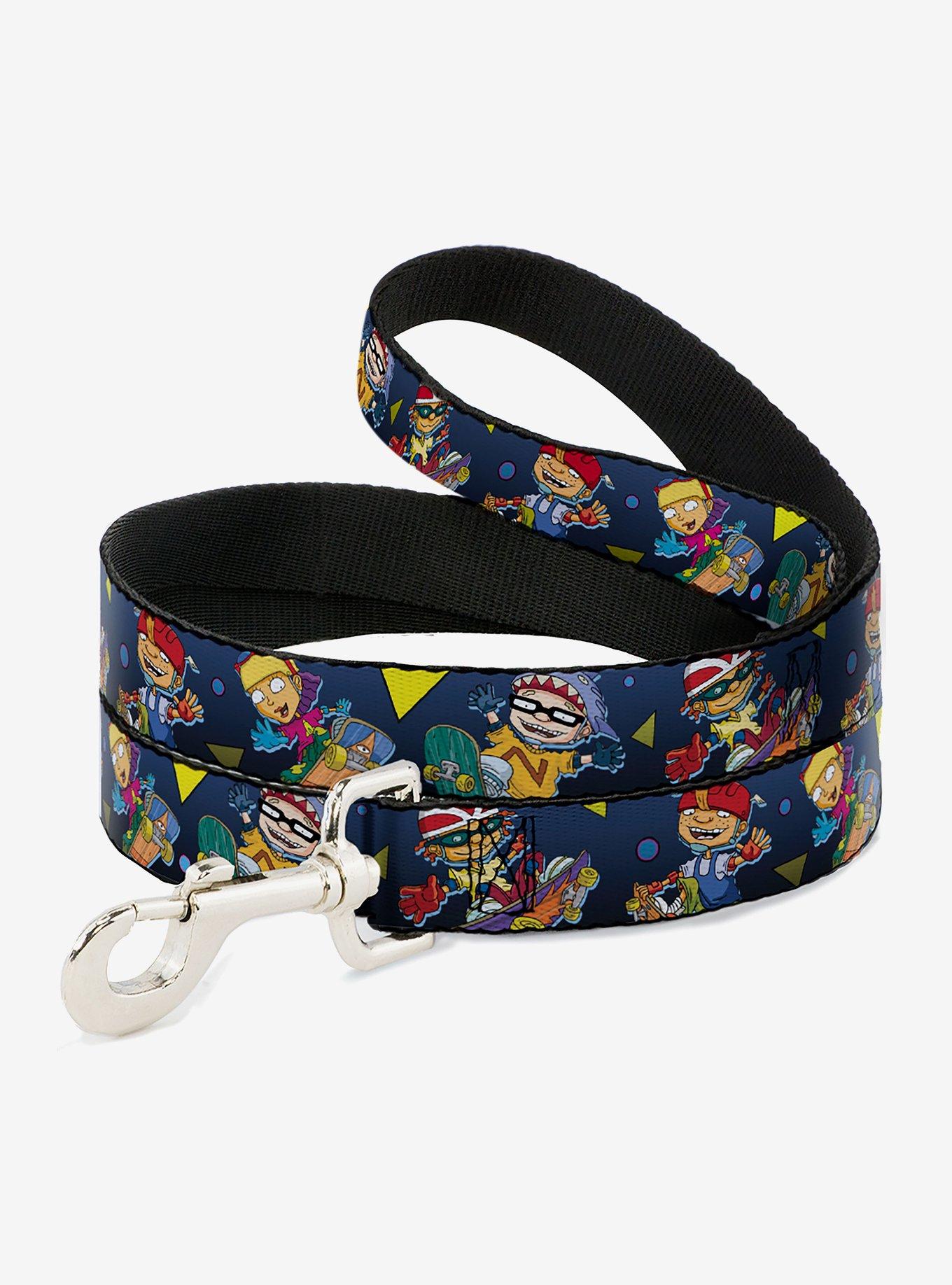 Rocket Power Character Poses Shapes Cool Dog Leash, BLUE, hi-res