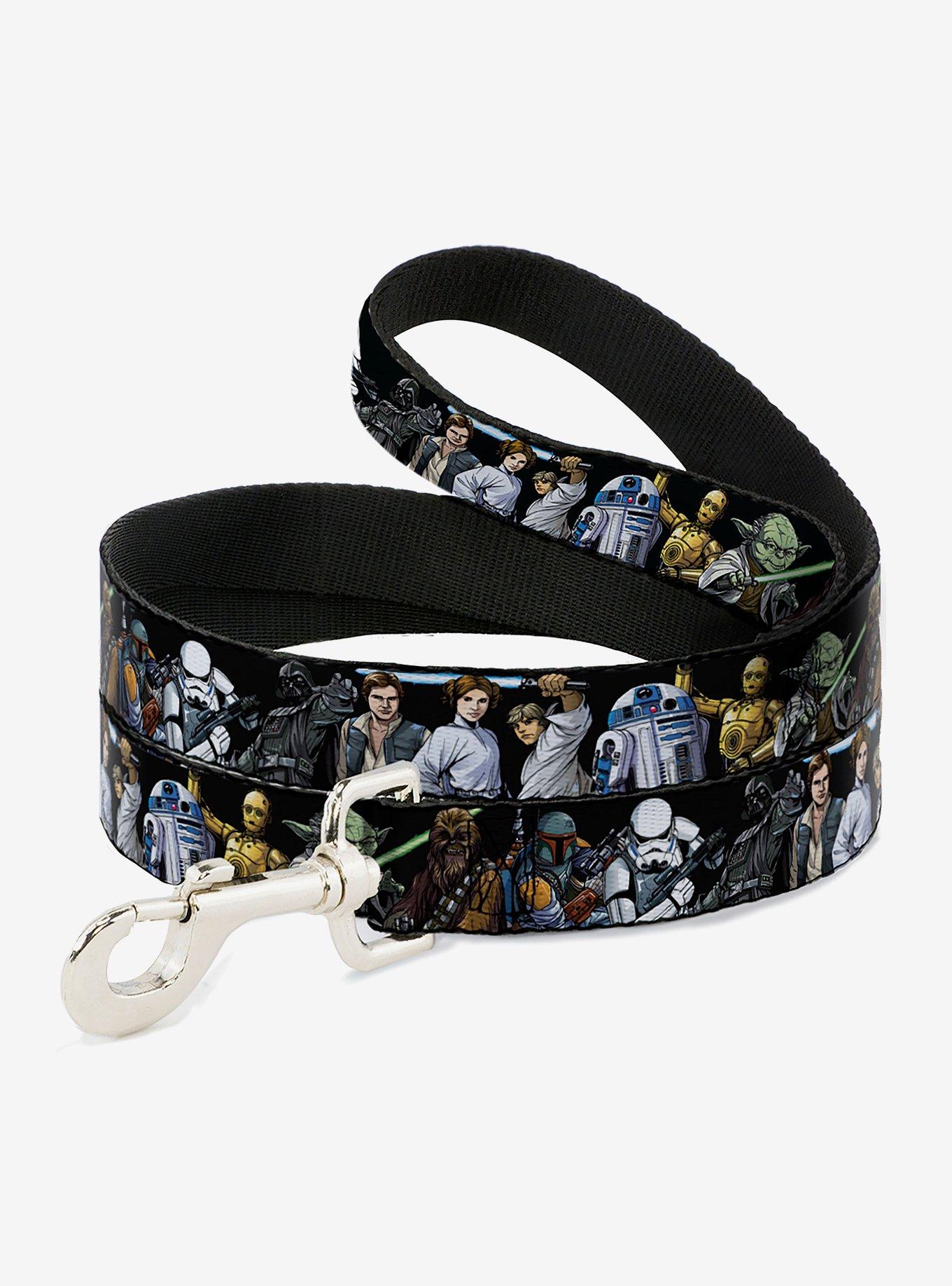 Star Wars Classic Character Poses Dog Leash, BLACK, hi-res