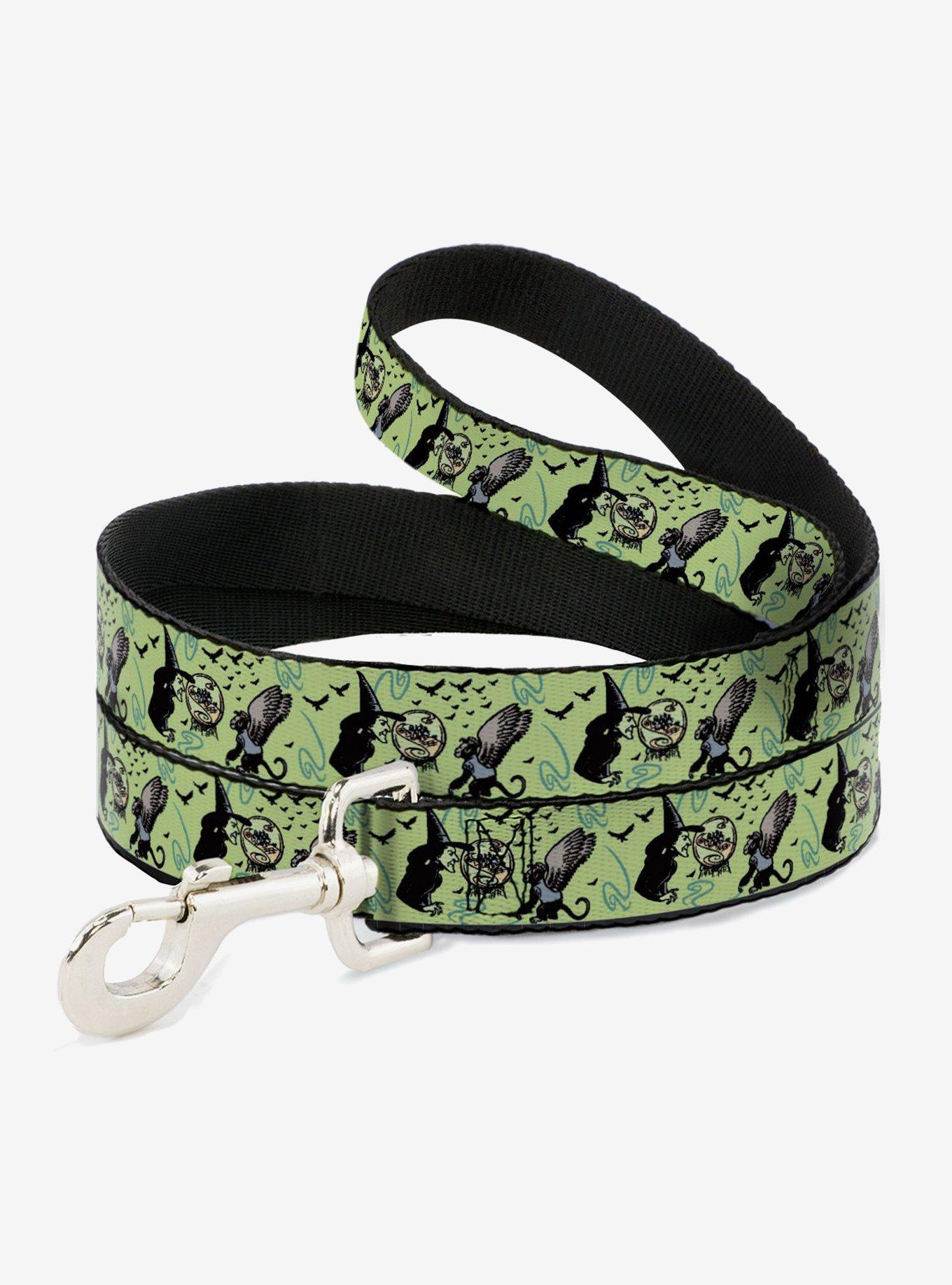 The Wizard of Oz Wicked Witch of the West Flying Monkeys Dog Leash, GREEN, hi-res