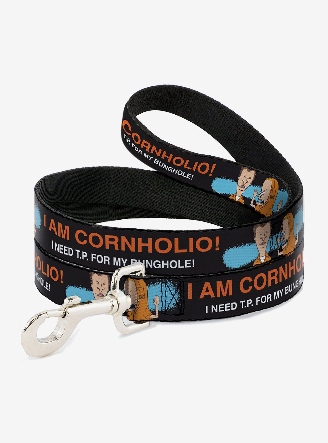 Beavis and Butt-Head I Am Cornholio Pose Dog Leash, BLACK, hi-res