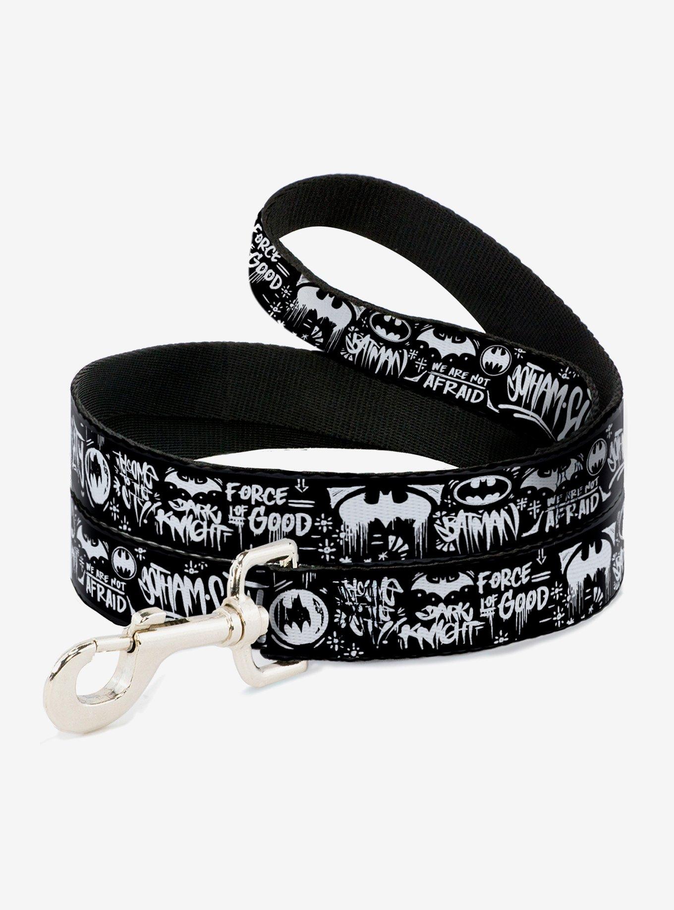 DC Comics Batman Gotham City Graffiti Collage Dog Leash, , hi-res