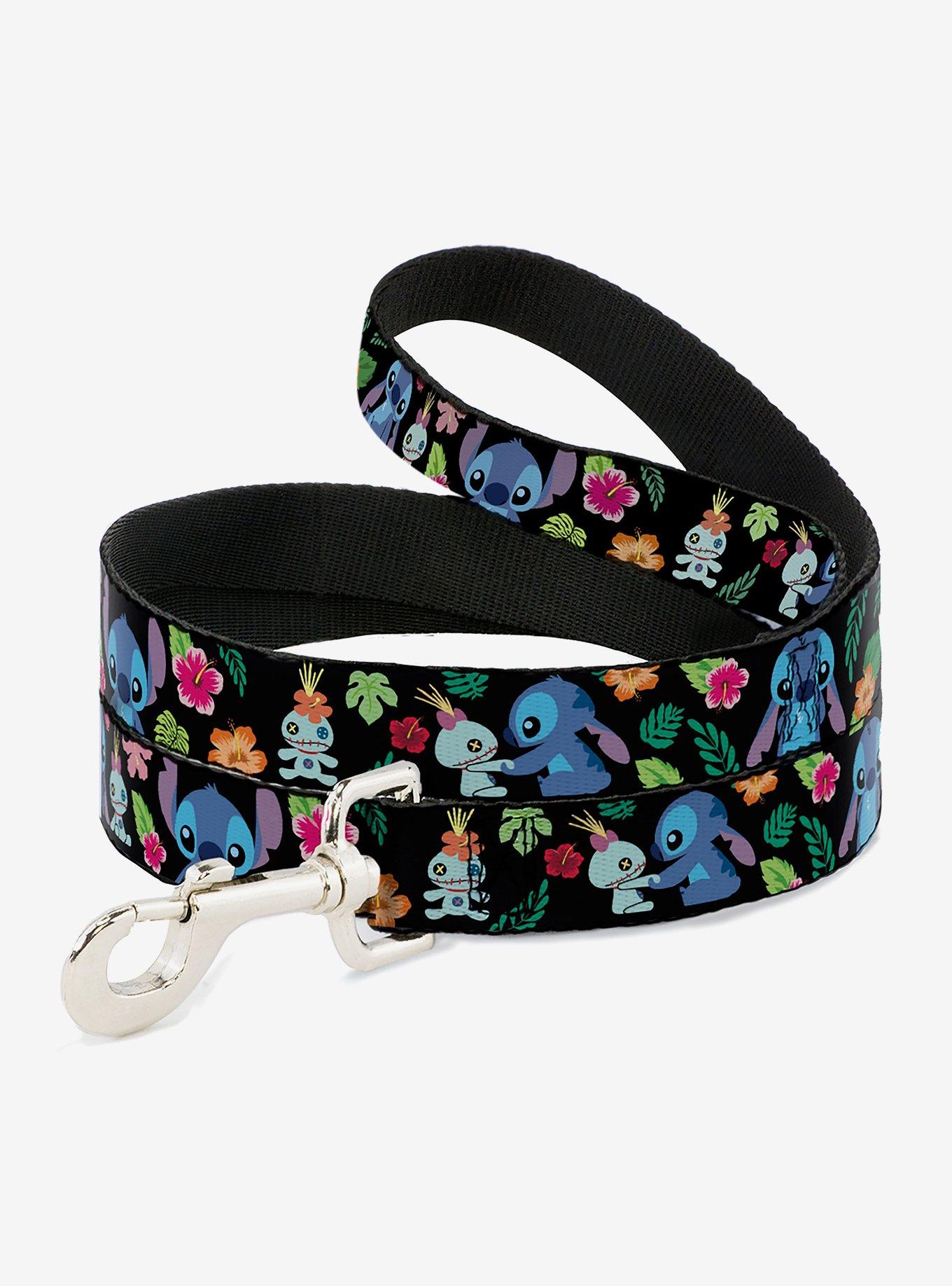 Disney Lilo & Stitch Scrump Poses Tropical Flora Dog Leash, MULTI, hi-res