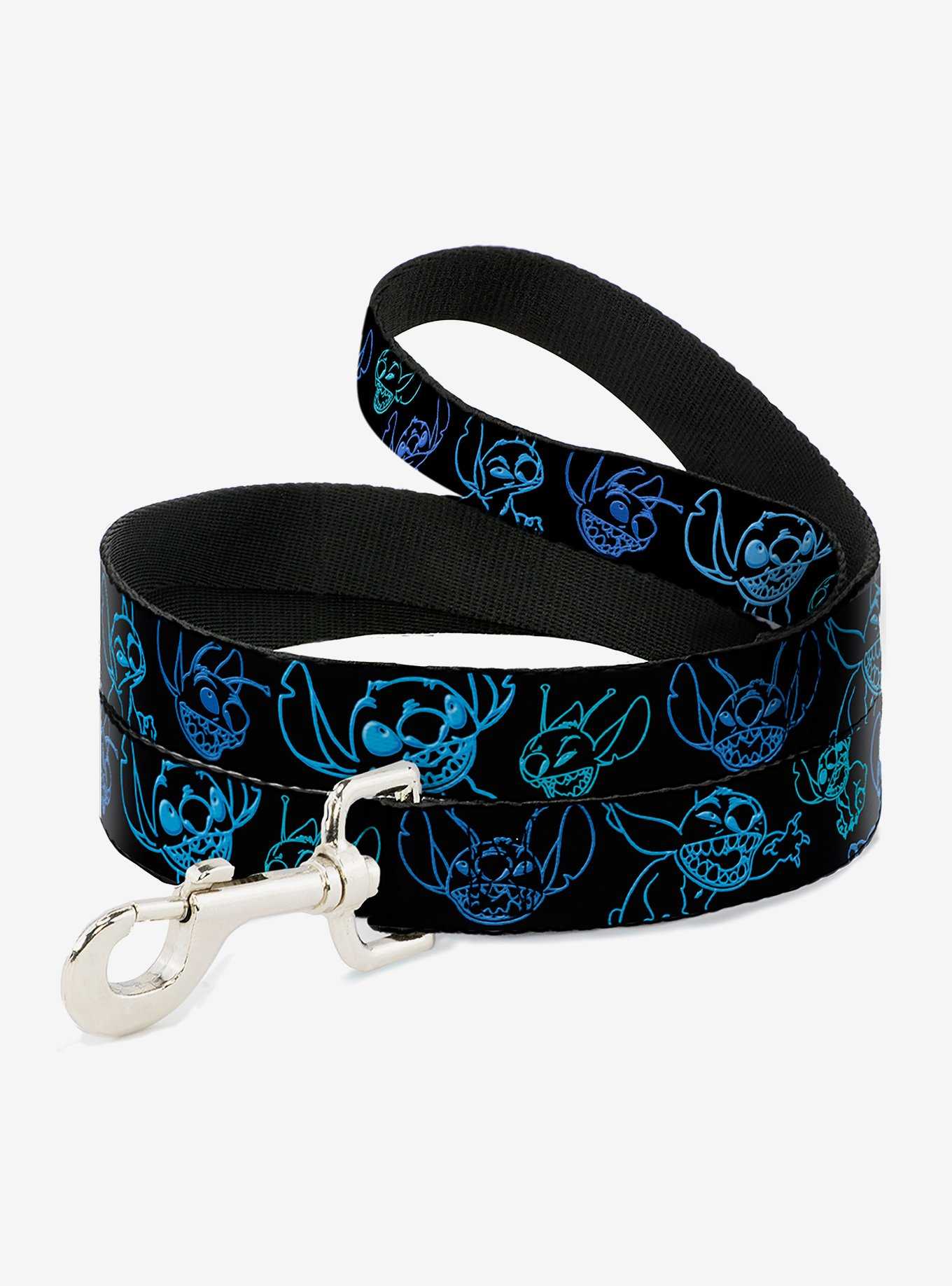Disney Lilo & Stitch Electric Stitch Poses Neon Dog Leash, , hi-res