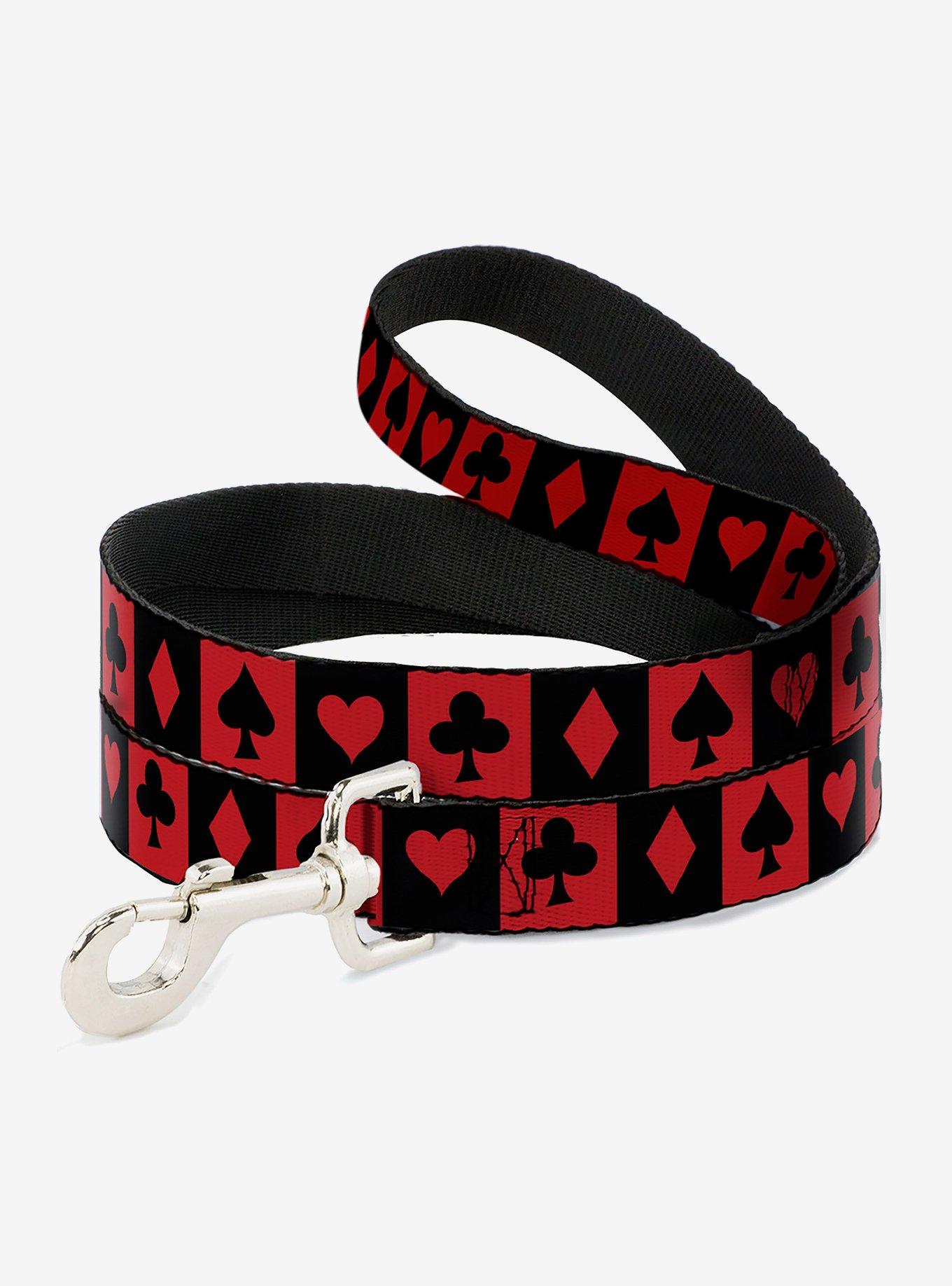 Disney Alice in Wonderland Card Suits Dog Leash